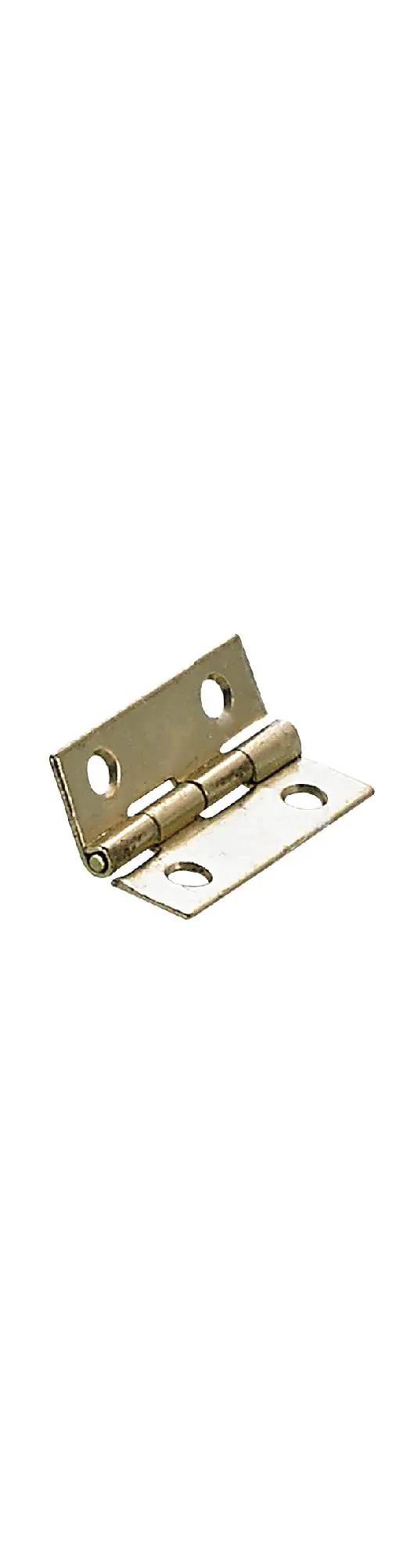 Hettich Schmales Scharnier 20 x 12 x 0,5 mm , vermessingt, 4 Stück