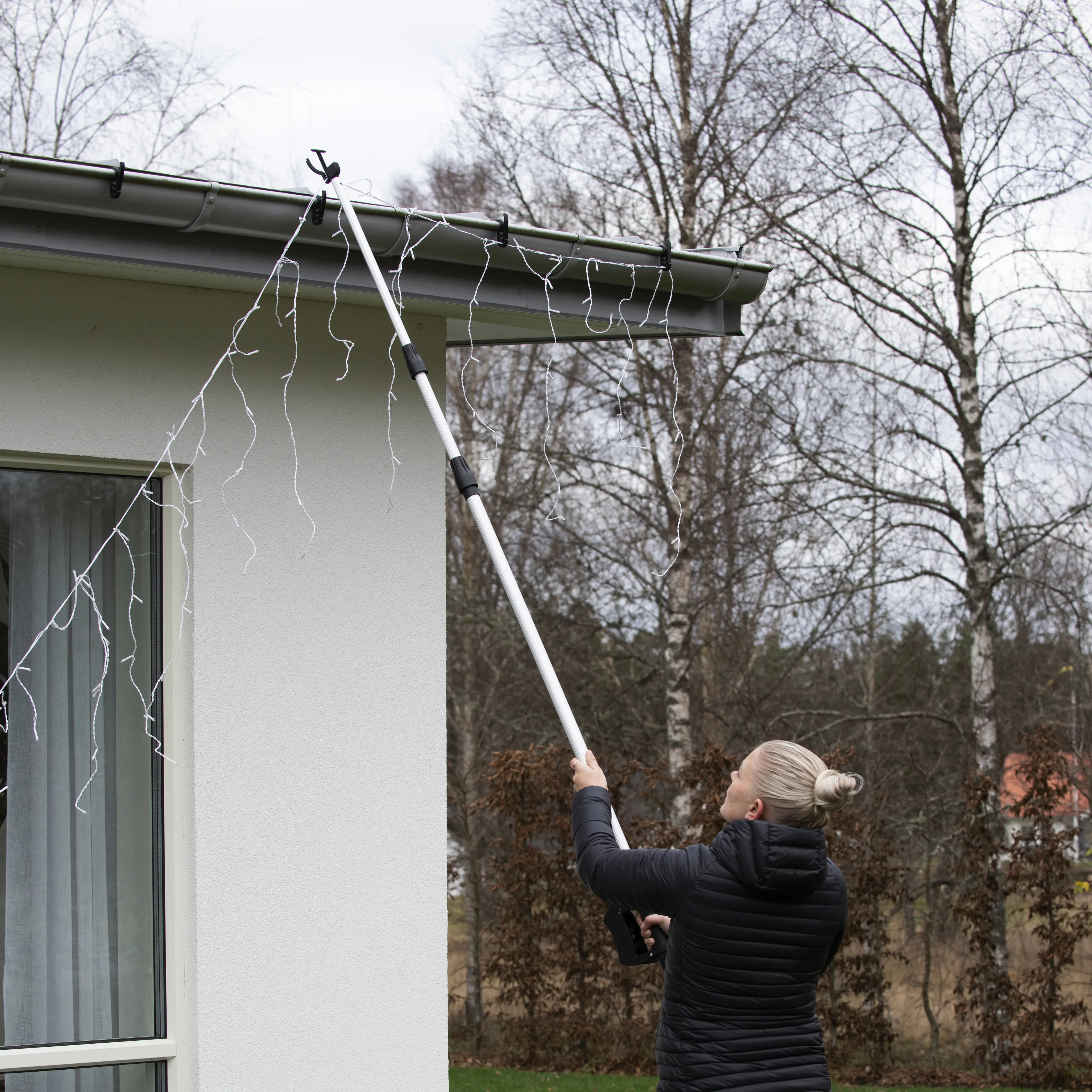 Konstsmide Teleskopstab EasyFix für Lichterketten