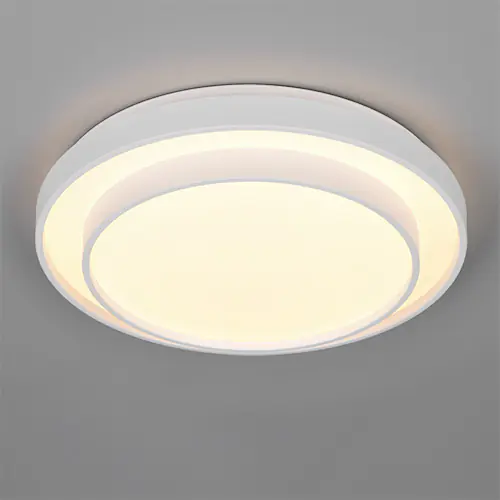 Reality LED-Deckenleuchte Tenso Ø38 cm weiß matt dimmbar CCT