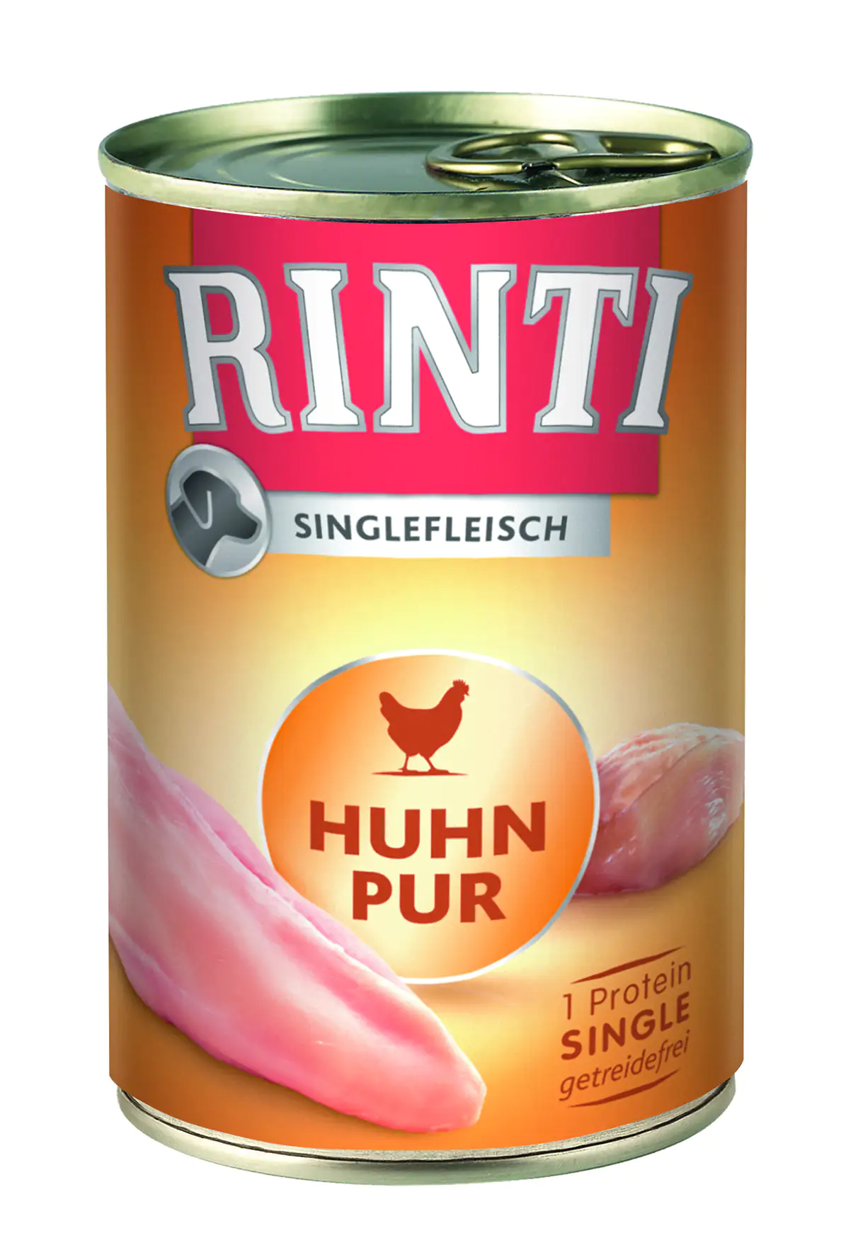 Rinti Singlefleisch Hundenassfutter Adult getreidefrei 400 g Huhn