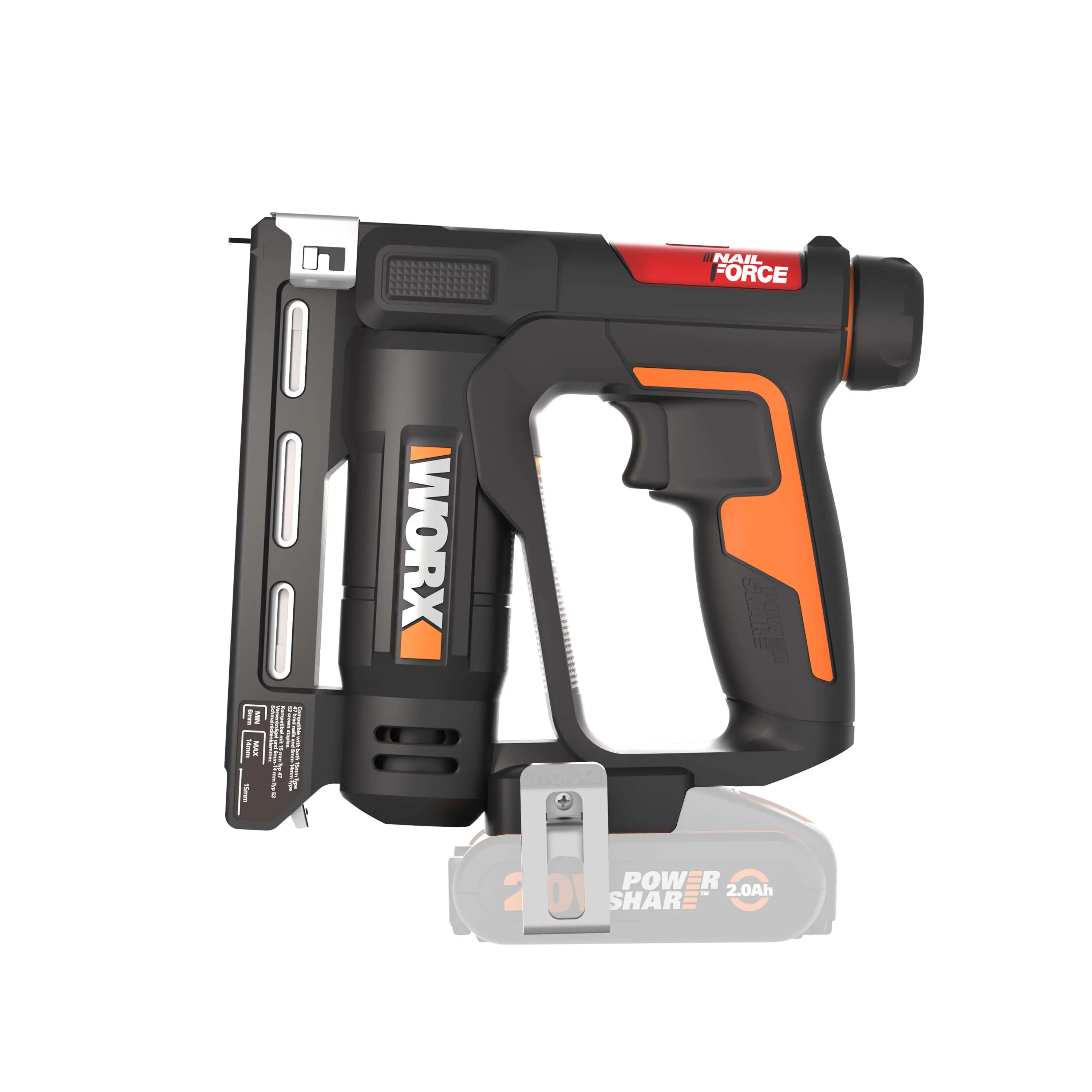 Worx Akku-Nagler & Tacker Nailforce WX843.9 20 V Solo