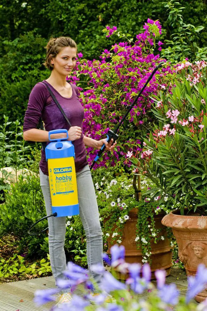 Gloria Drucksprüher Hobby exclusivmit Teleskop-Sprührohr und Manometer 5 L
