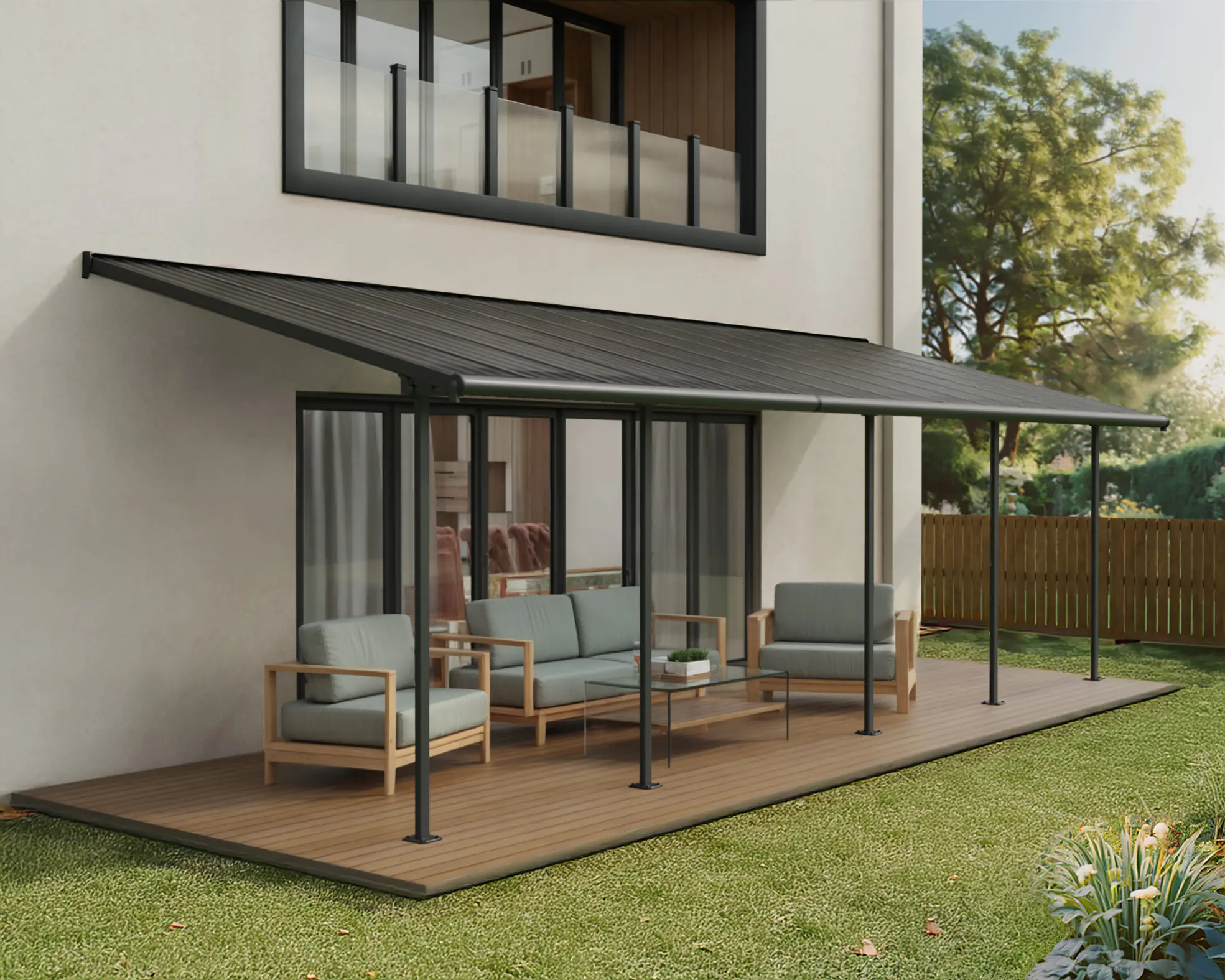 Canopia Terrassenüberdachung Capri 3x8.51
