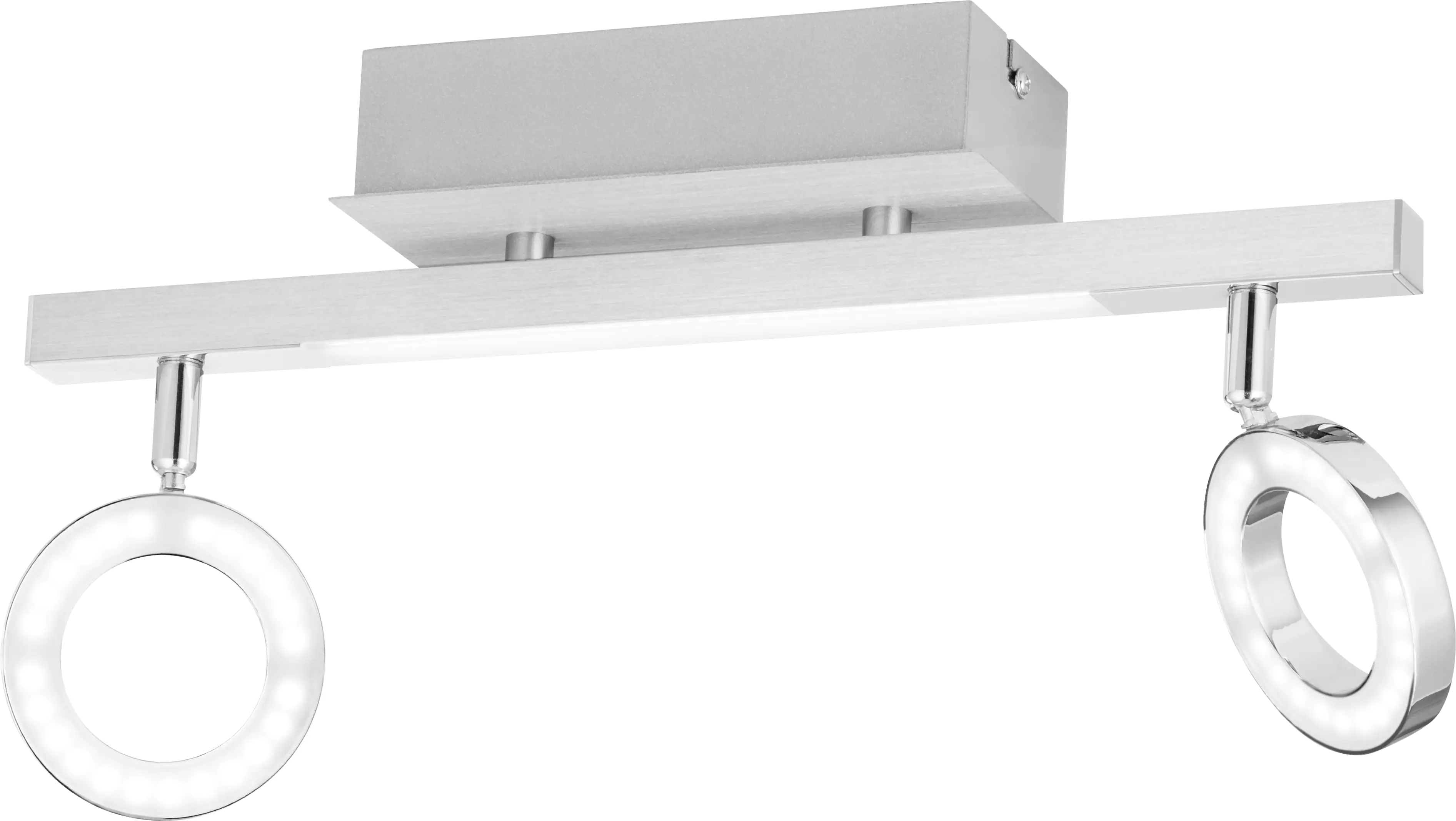 Eglo 2er LED Spot Cardillio 1 alu-chrom 39 x 8,5 cm warmweiß
