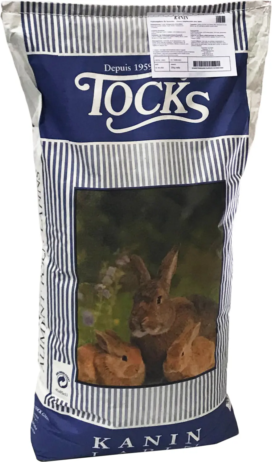 Tocks Kaninchenfutterpellets 20kg für Kaninchen