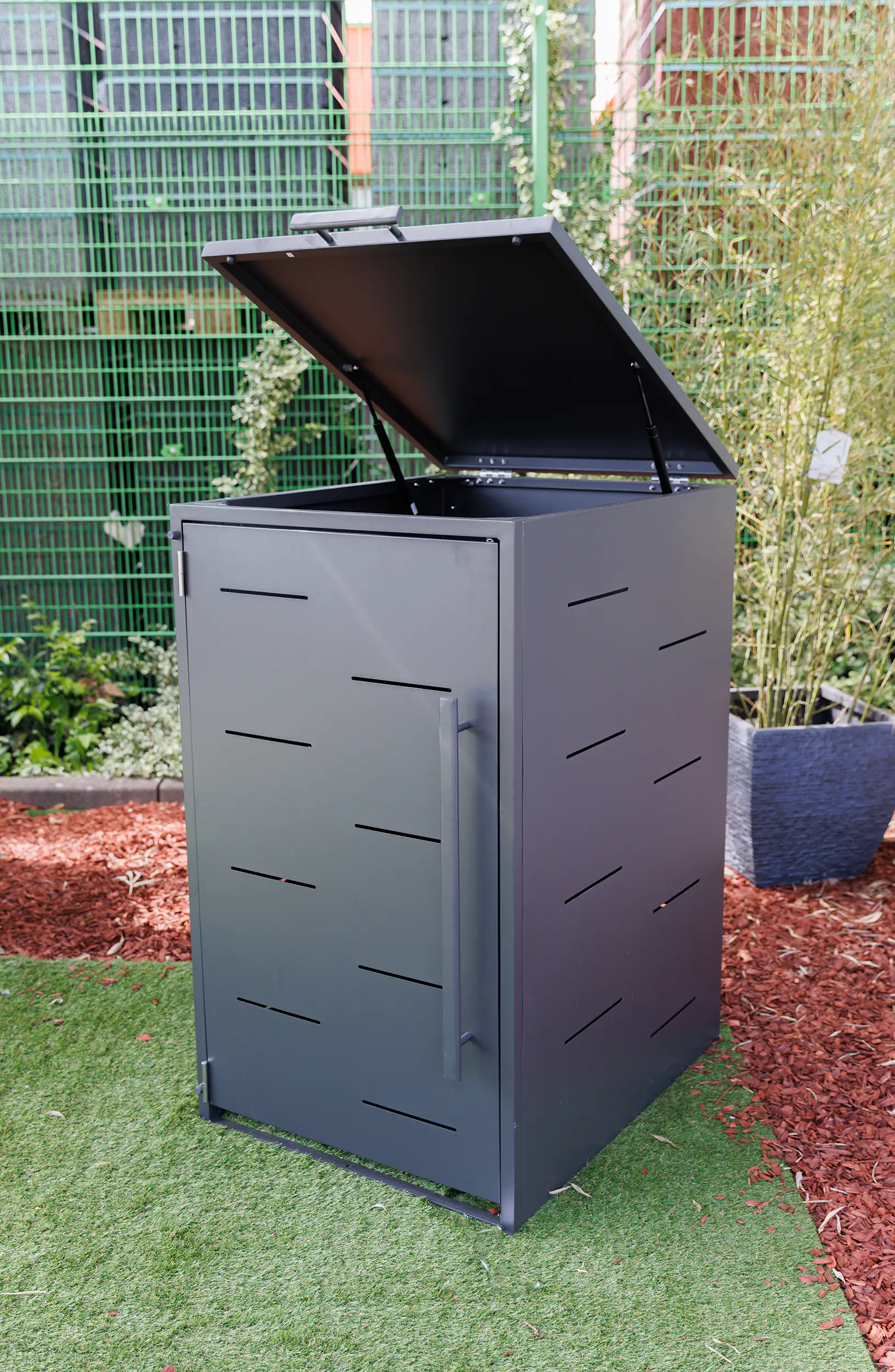 Trendline Mülltonnenbox 67 x 81,5 x 116 cm, Metall