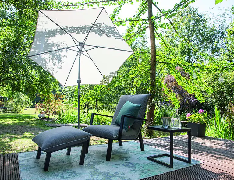 Siena Garden Sonnenschirm Avio anthrazit Ø 250 cm