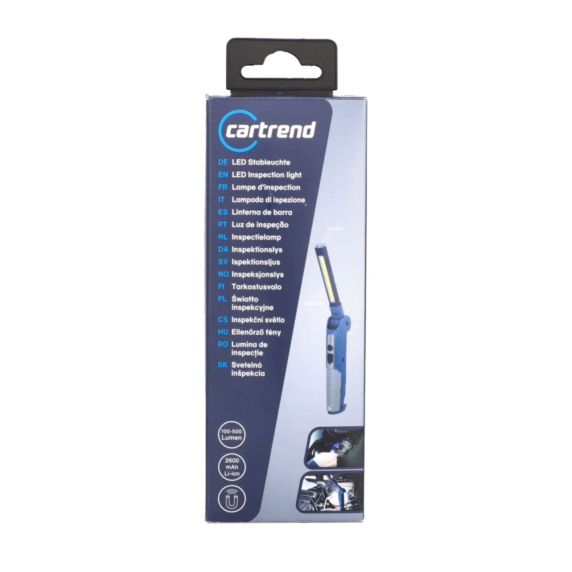 Cartrend LED-Stableuchte mit Magnetfuß 500 Lumen