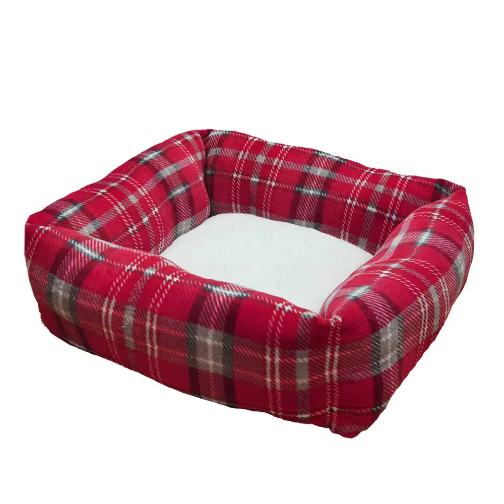 Nobby Hundebett Kareli 50 x 50 x 20 cm rot 