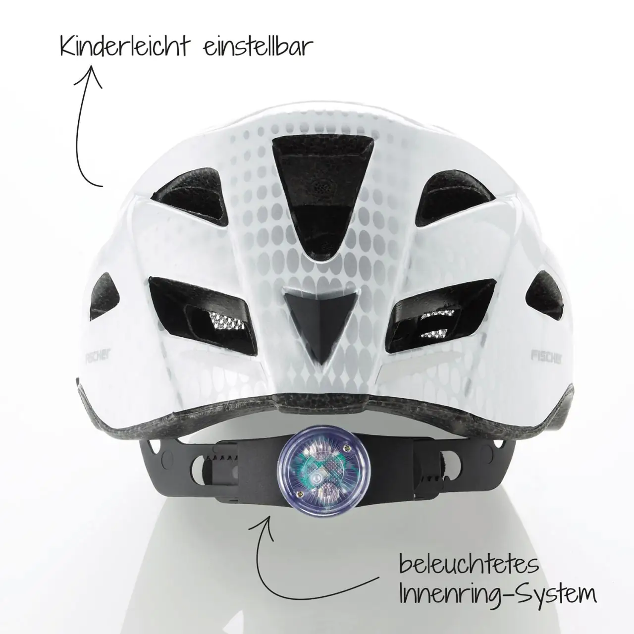 Fischer Fahrradhelm Urban Lano S/M weiß