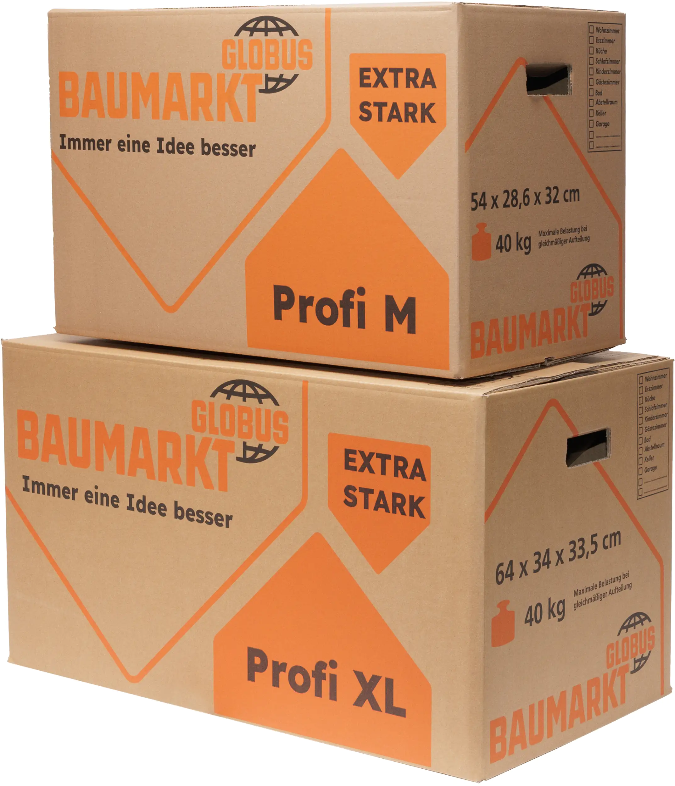 Globus Umzugskarton Basic L Innenmaß: 58 x 33 x 32,5 cm