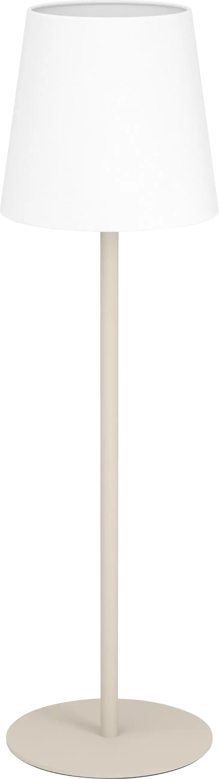 Eglo Tischlampe Fiorana sandfarben weiß 53 x 15 cm