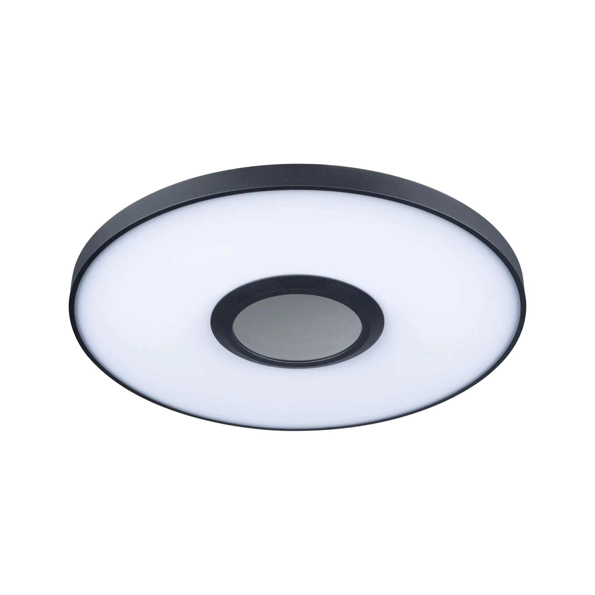 Paulmann LED Deckenleuchte Spaceglow Three schwarz matt Ø 40 cm RGBW