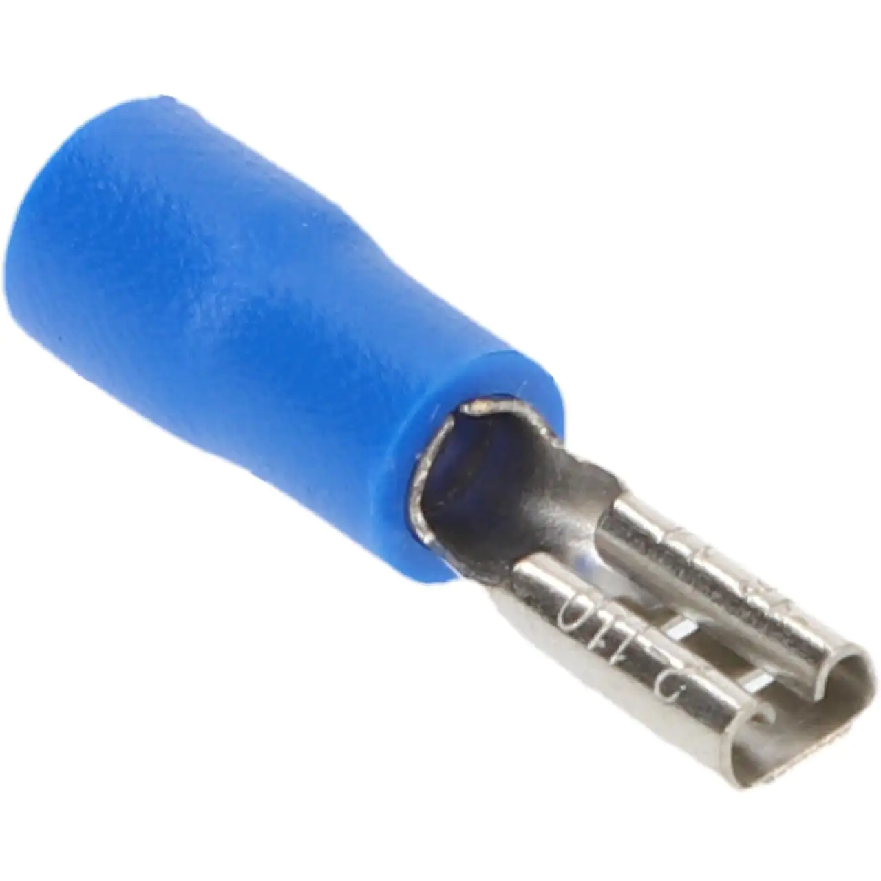 Cartrend Flachsteckhülsen 2,8mm blau 20x