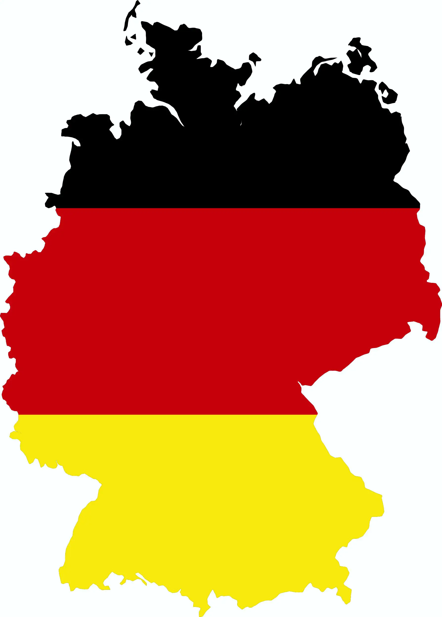 Hermann Schütz Aufkleber Deutschland Landkontur Dimension 70x55mm