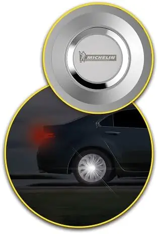 Michelin Radzierblenden Monique 35 cm (14 Zoll) silber 4 Stück