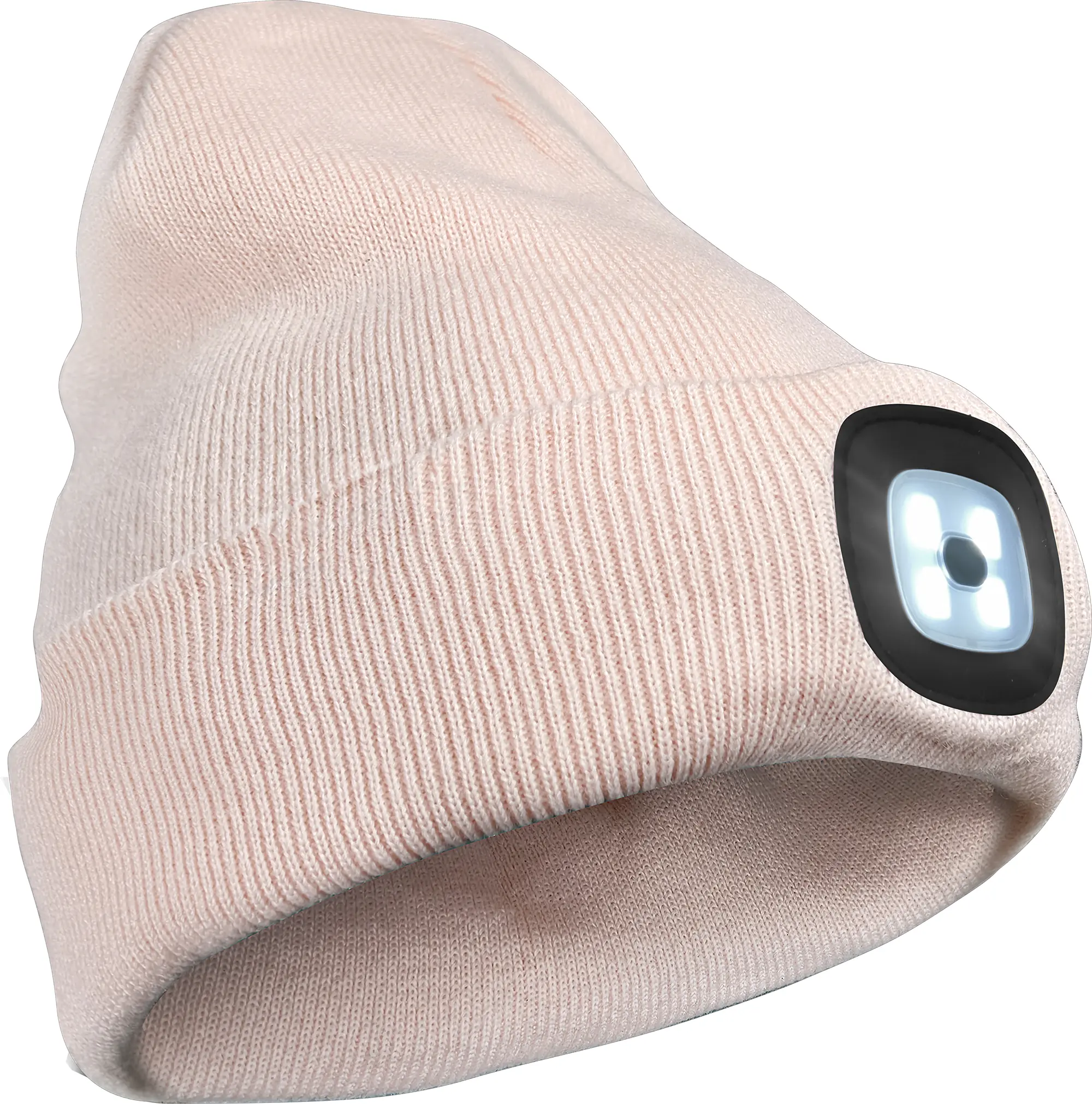 Primaster Mütze Beanie mit LED-Licht laden per USB