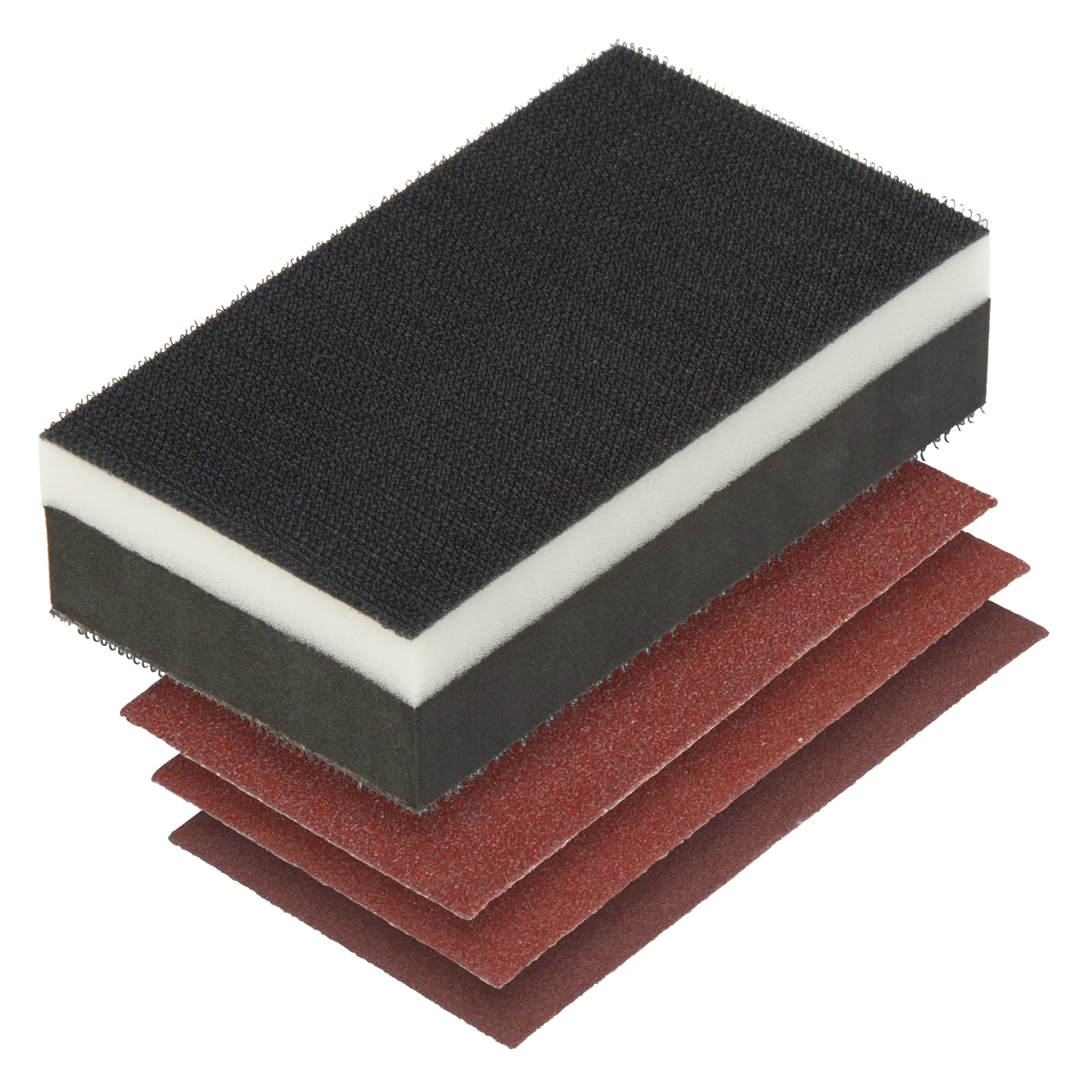Wolfcraft Klettschleifschwamm Set hart und weich
