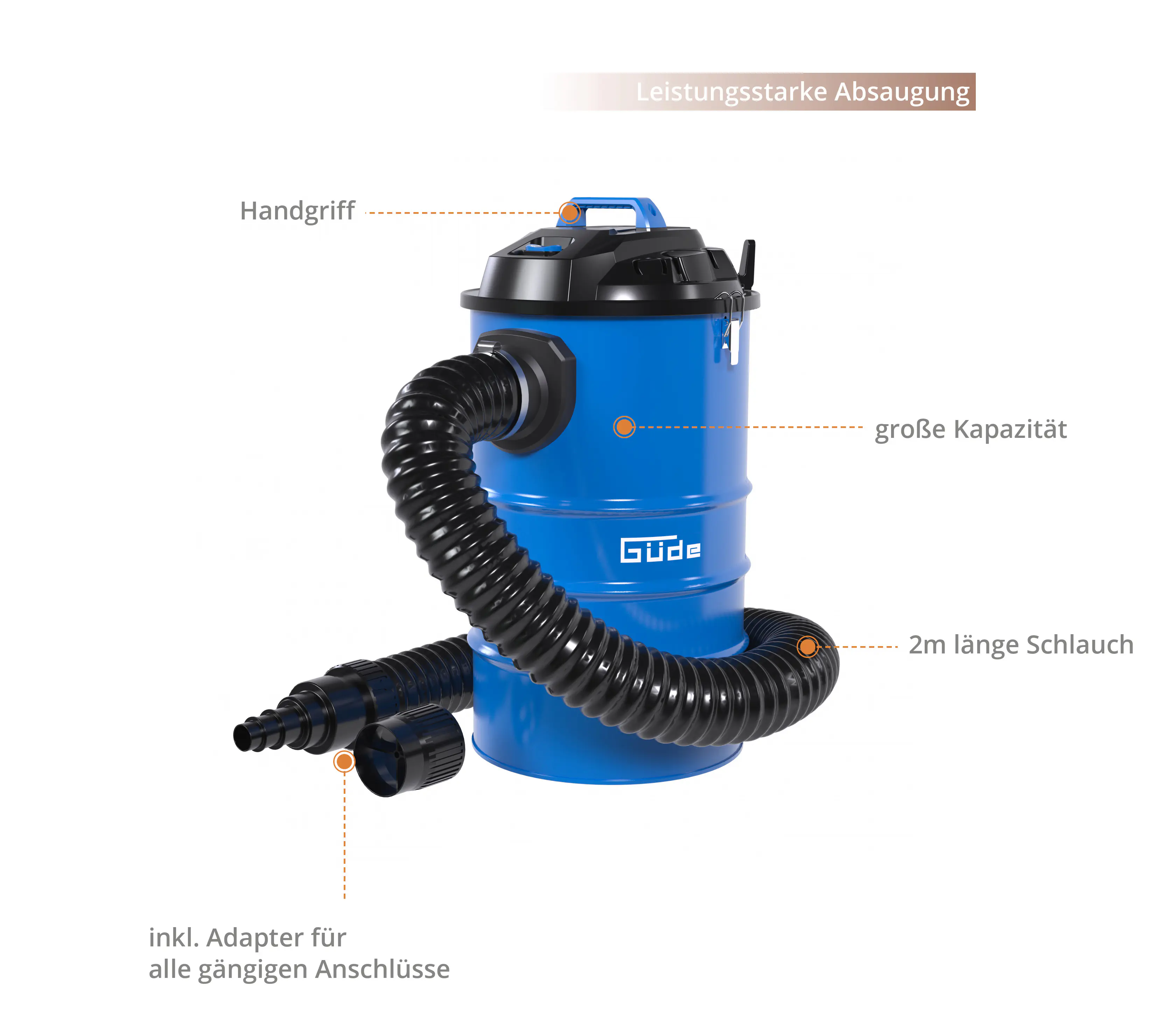 Güde Absauganlage GAA 55 1200 Watt