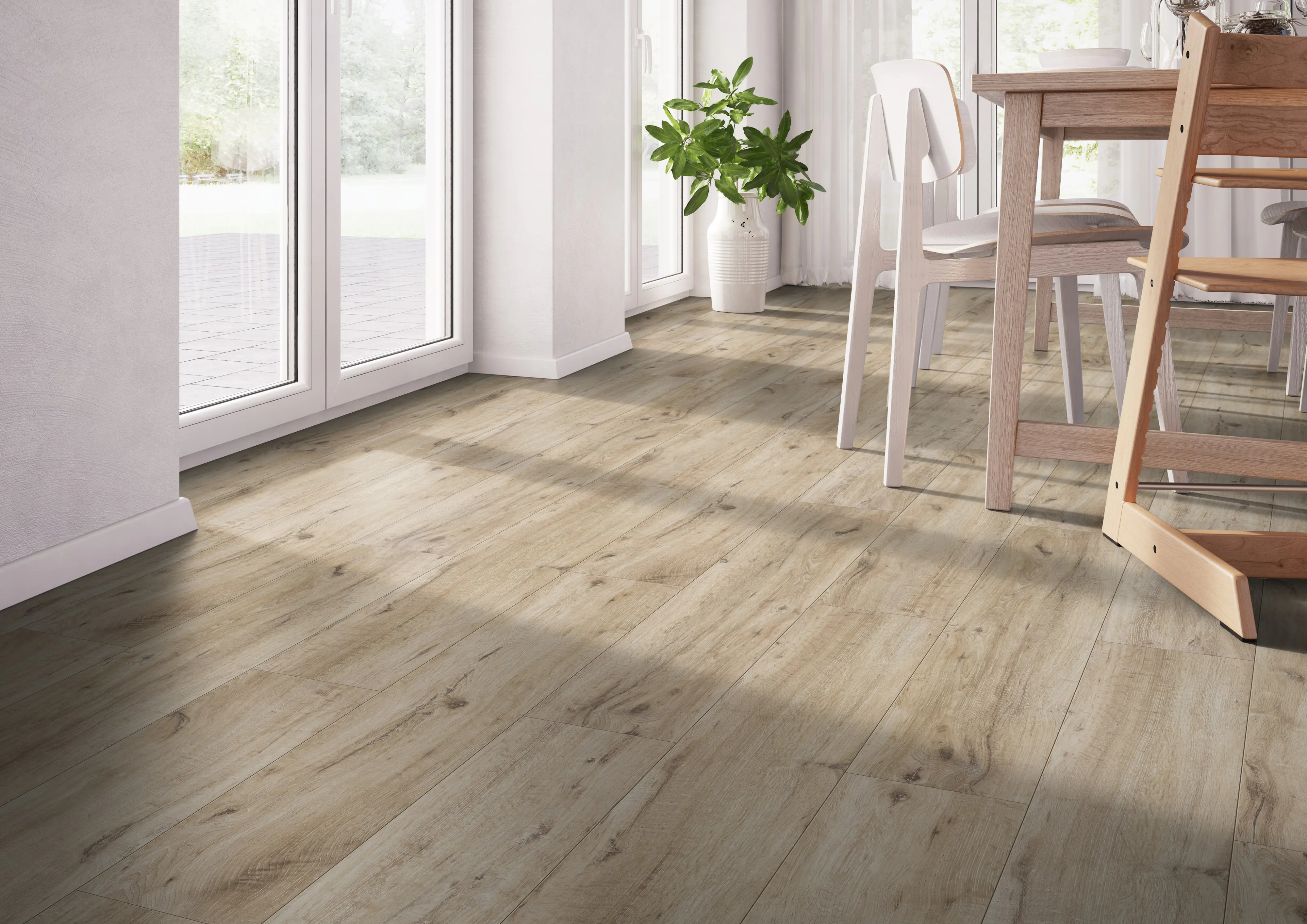 Classen Laminat Edition 7 128,6 x 19,4 cm 7 mm Eiche Amundsen natur