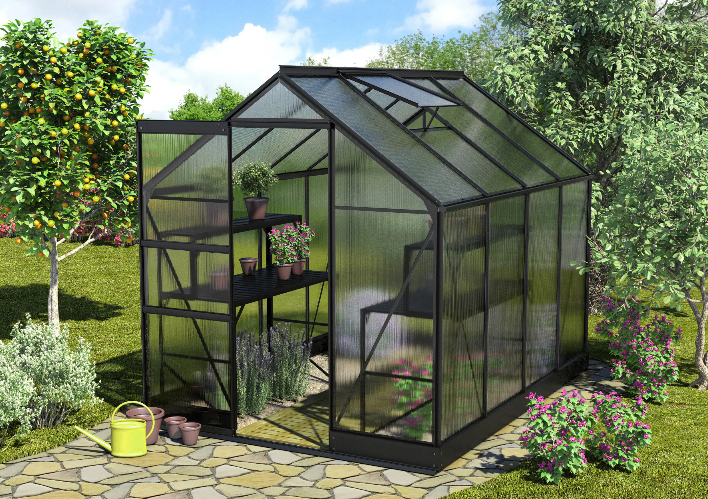 Vitavia Gewächshaus Apollo 5000 195 x 261 cm 4 mm HPK