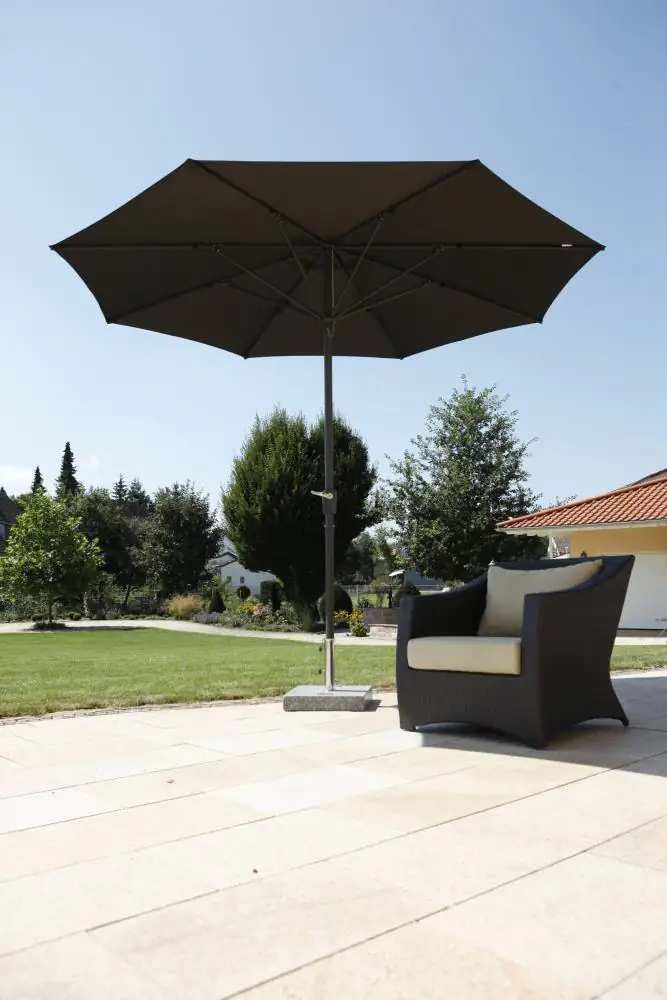 Schneider Sonnenschirm Korsika braun Ø 320 cm