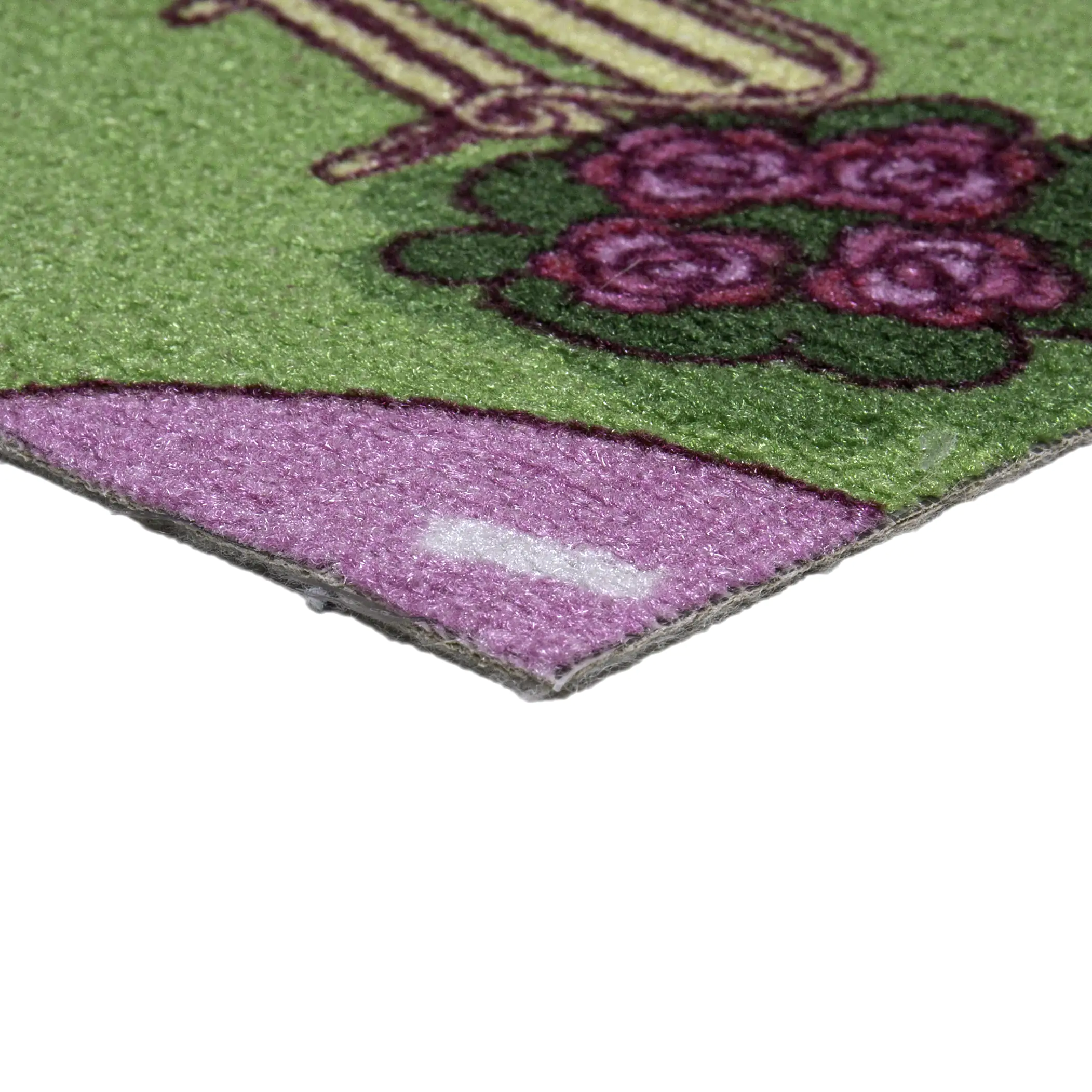 Andiamo Kinderteppich Straßenteppich Meterware Sweet Town pink 4 m breit
