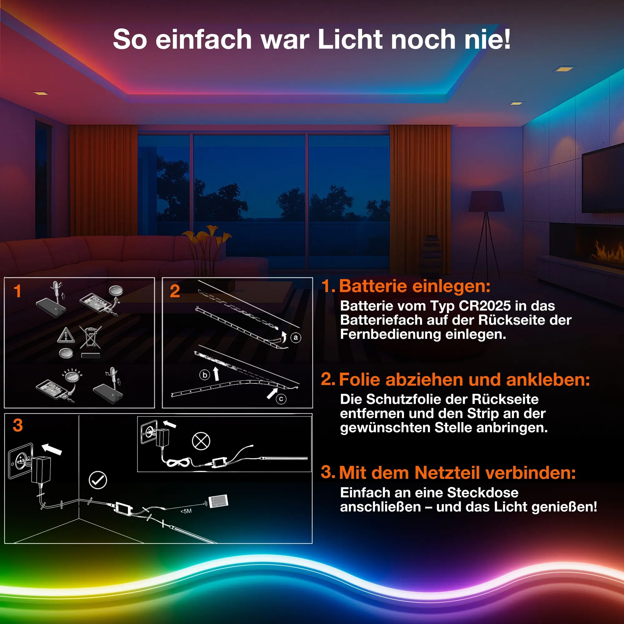 Ledvance LED Streifen Wifi Flex 5m 24W Magic RGB