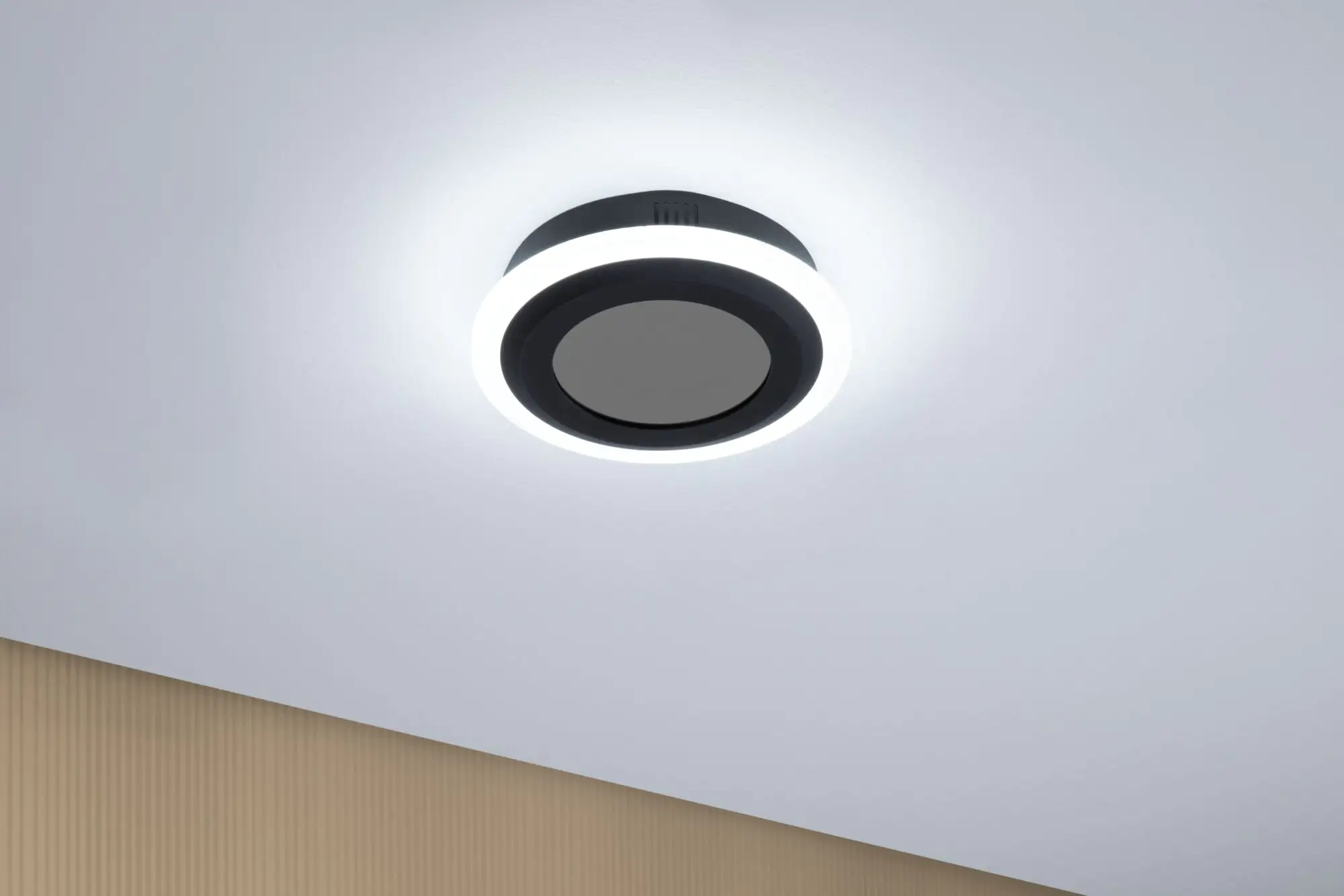 Paulmann LED Deckenleuchte Spaceglow Two schwarz matt Ø 20 cm RGBW