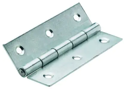 Hettich Schmales Scharnier Edelstahl 45 x 80 mm