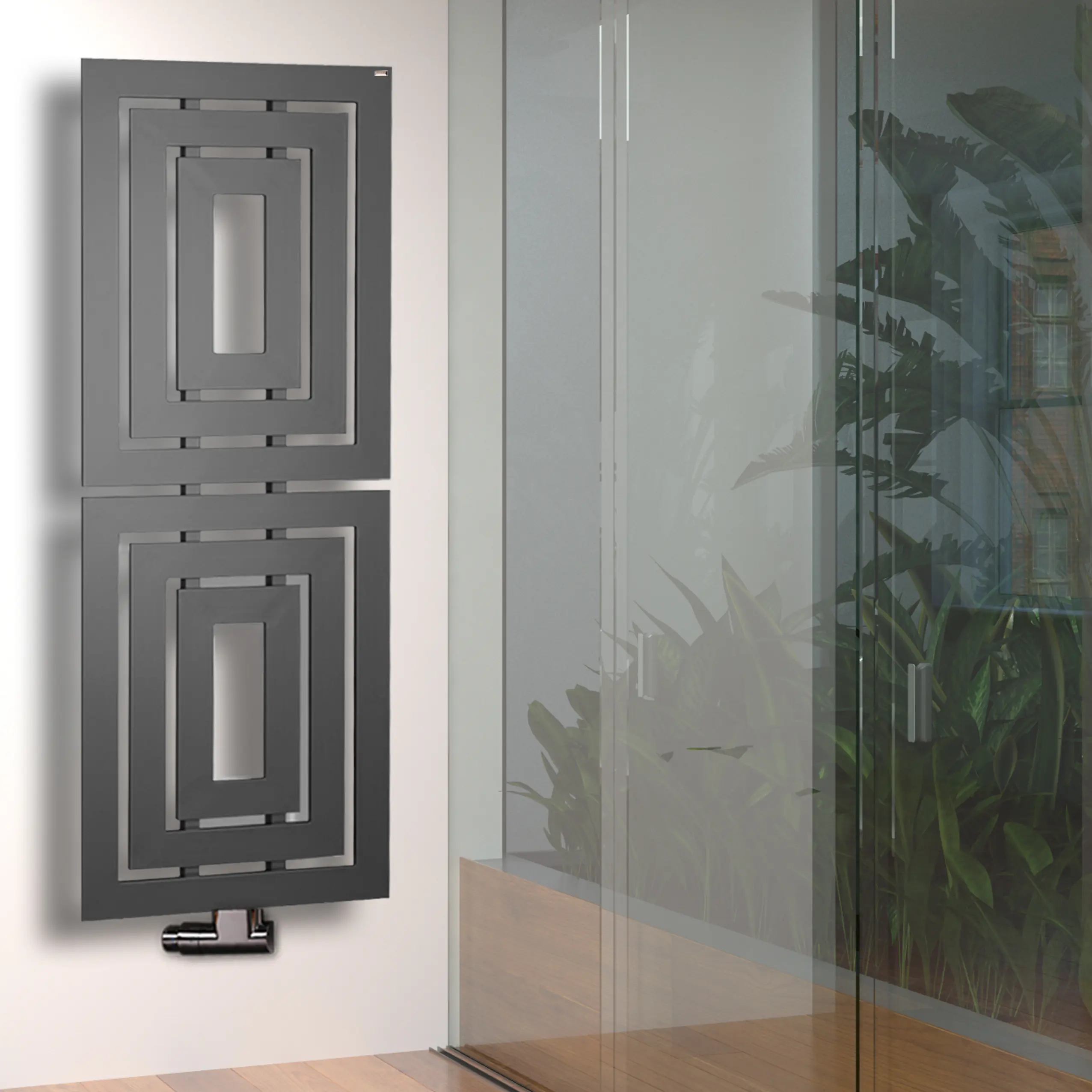 Szagato Badheizkörper Insight 162 x 60 cm moonstone 1224 Watt