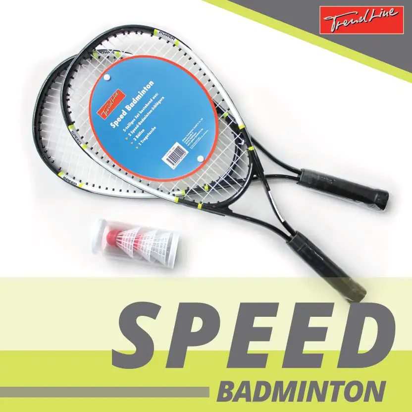TrendLine Speed Badminton-Set 5-teilig
