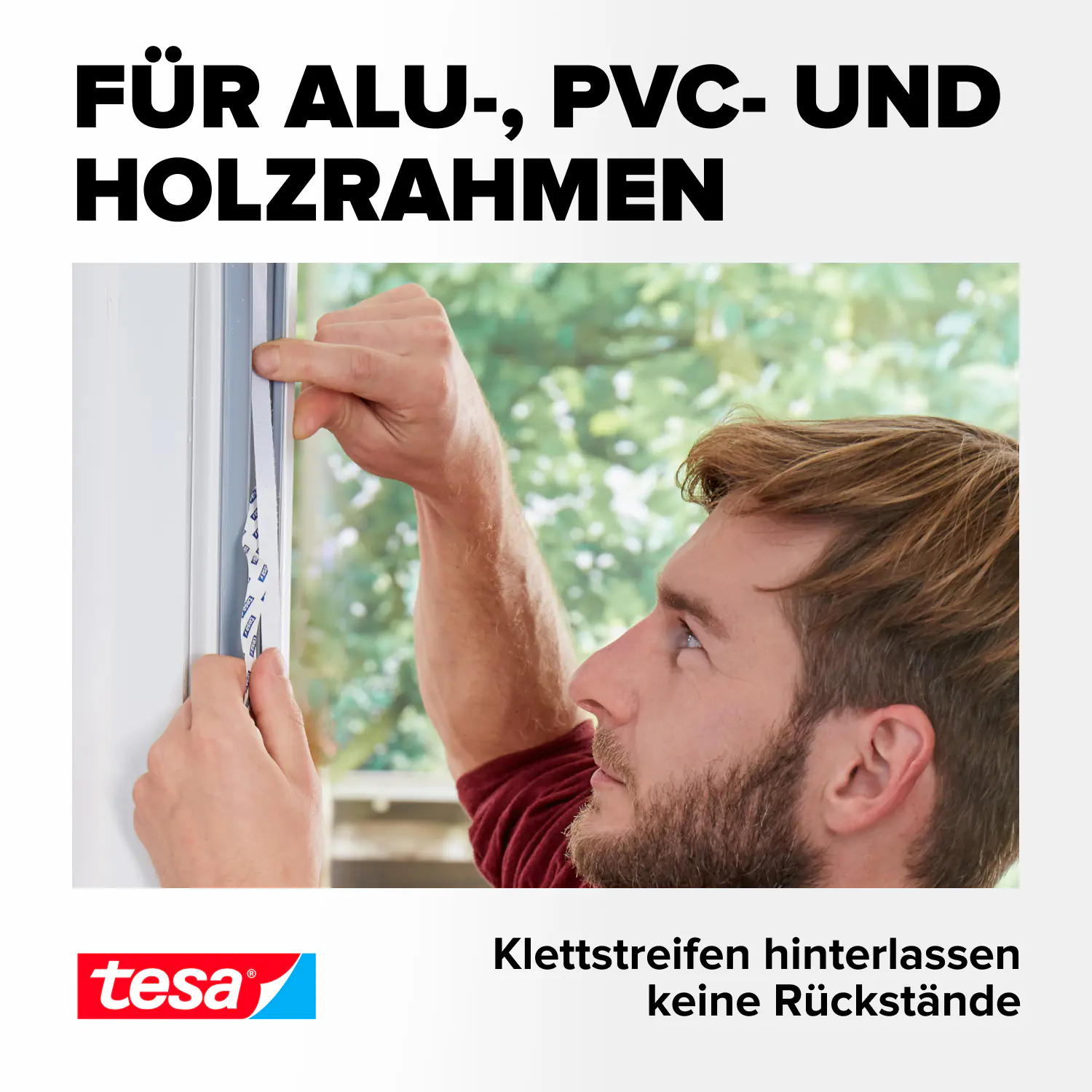 tesa Klettband-Ersatzrolle COMFORT für Fliegengitter 5,60 m