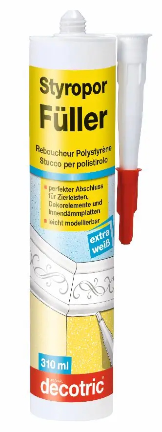 Decotric Styropor-Füller 310 ml weiß