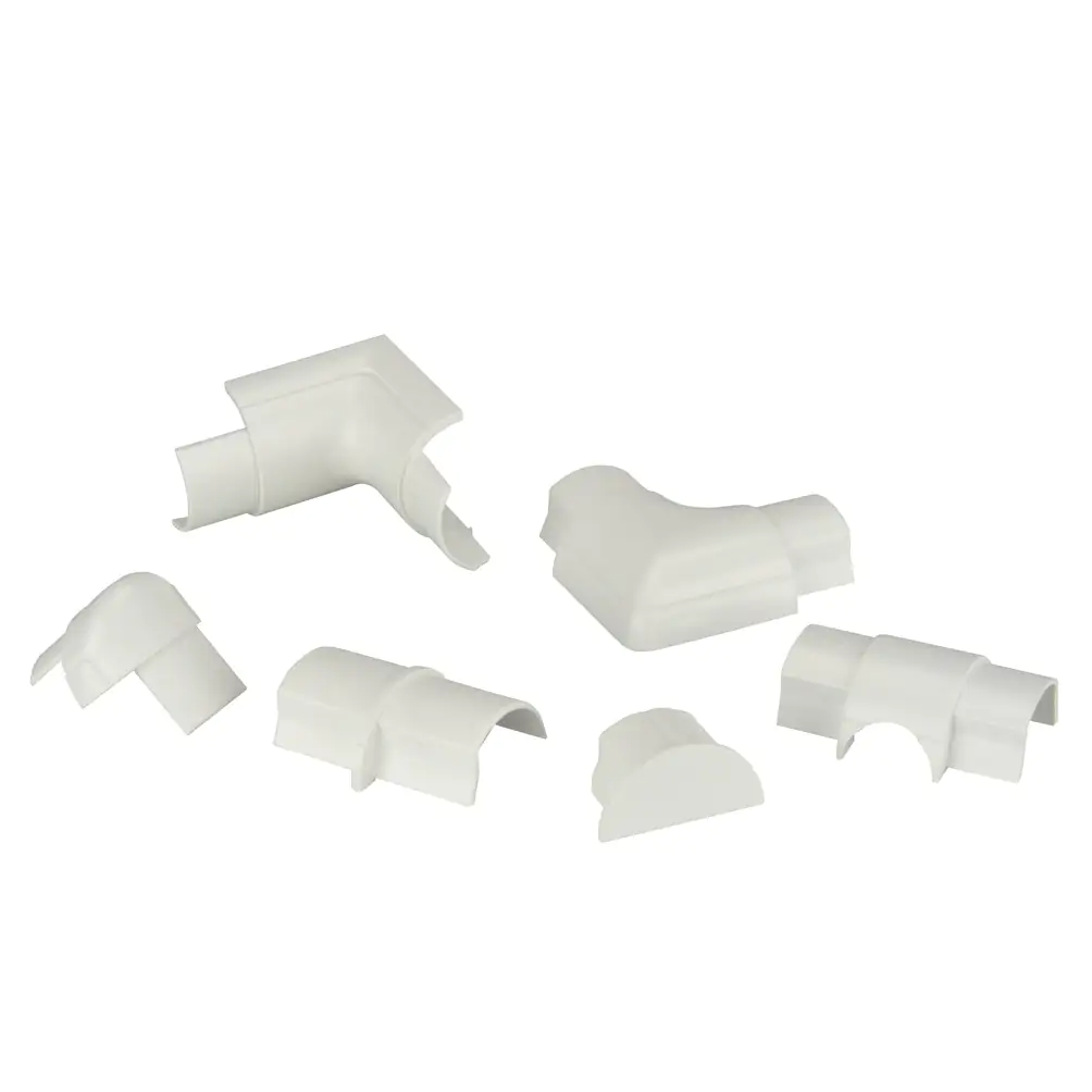 D-Line Design Kabelkanal Zubehör-Set 30x15mm weiß, 10-teilig