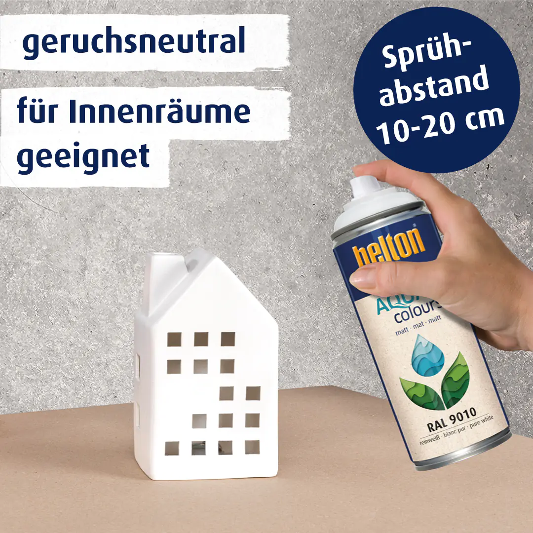belton free Lackspray AQUAcolours 400 ml reinweiß matt