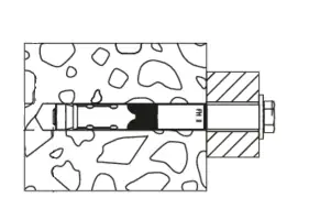 Fischer Hochleistungsanker FH ll 12.0 x 80 mm -2 Stück