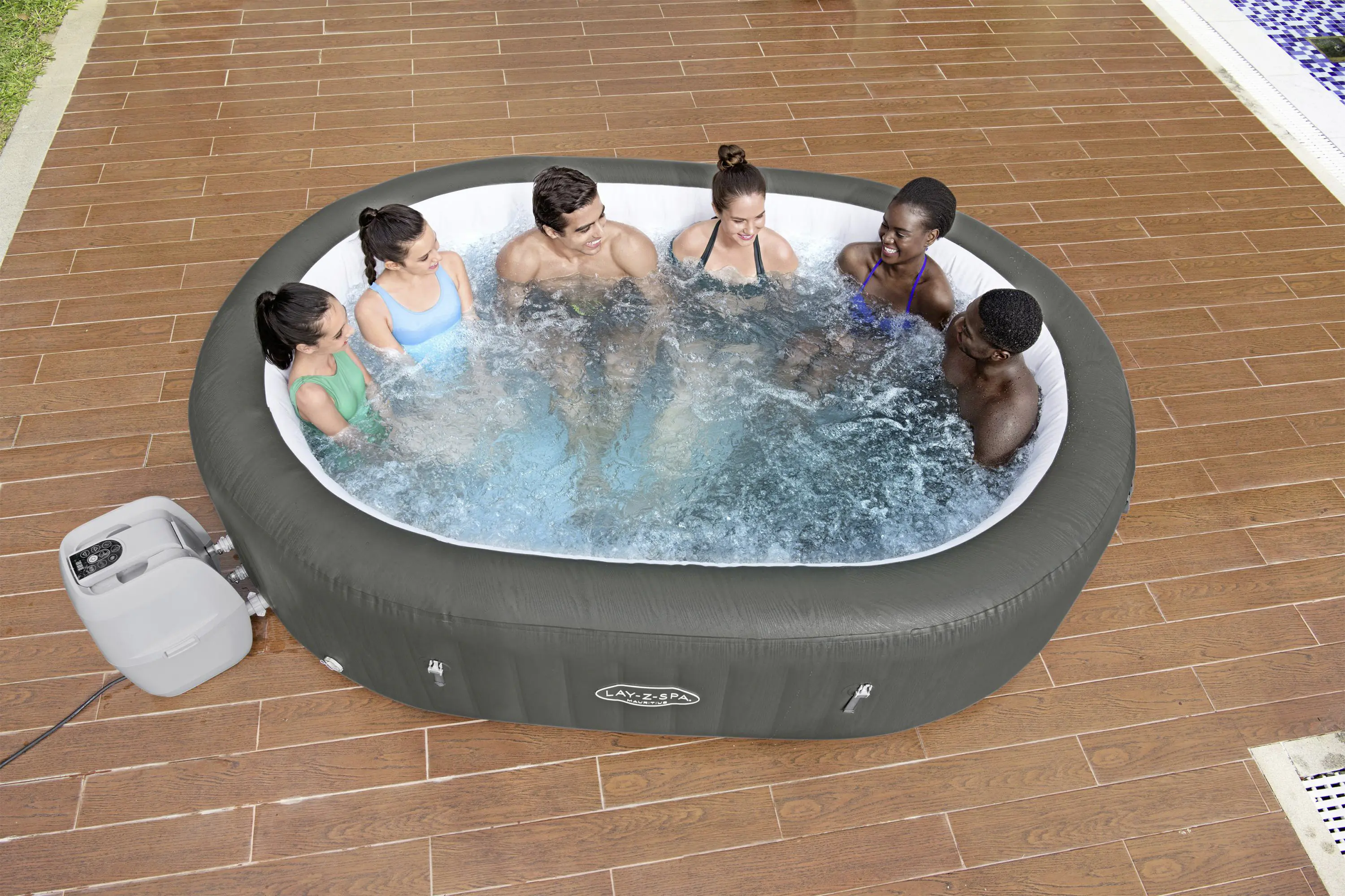 Bestway Whirlpool LAY-Z-SPA Mauritius AirJet oval 270 x 180 x71 cm