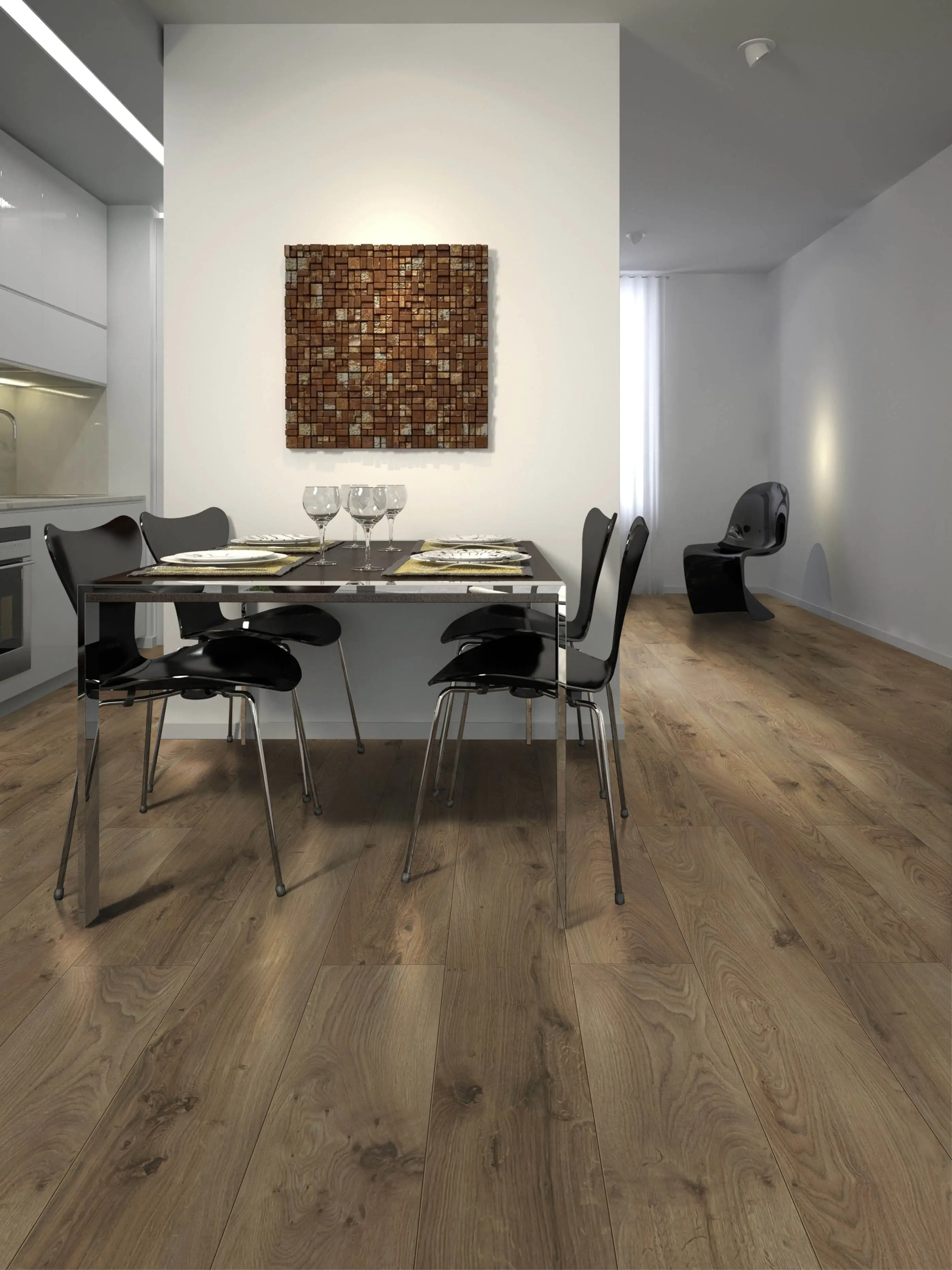 Classen Laminat 7 mm 4V 128,6 x 19,4 cm 7 mm Oak nature red