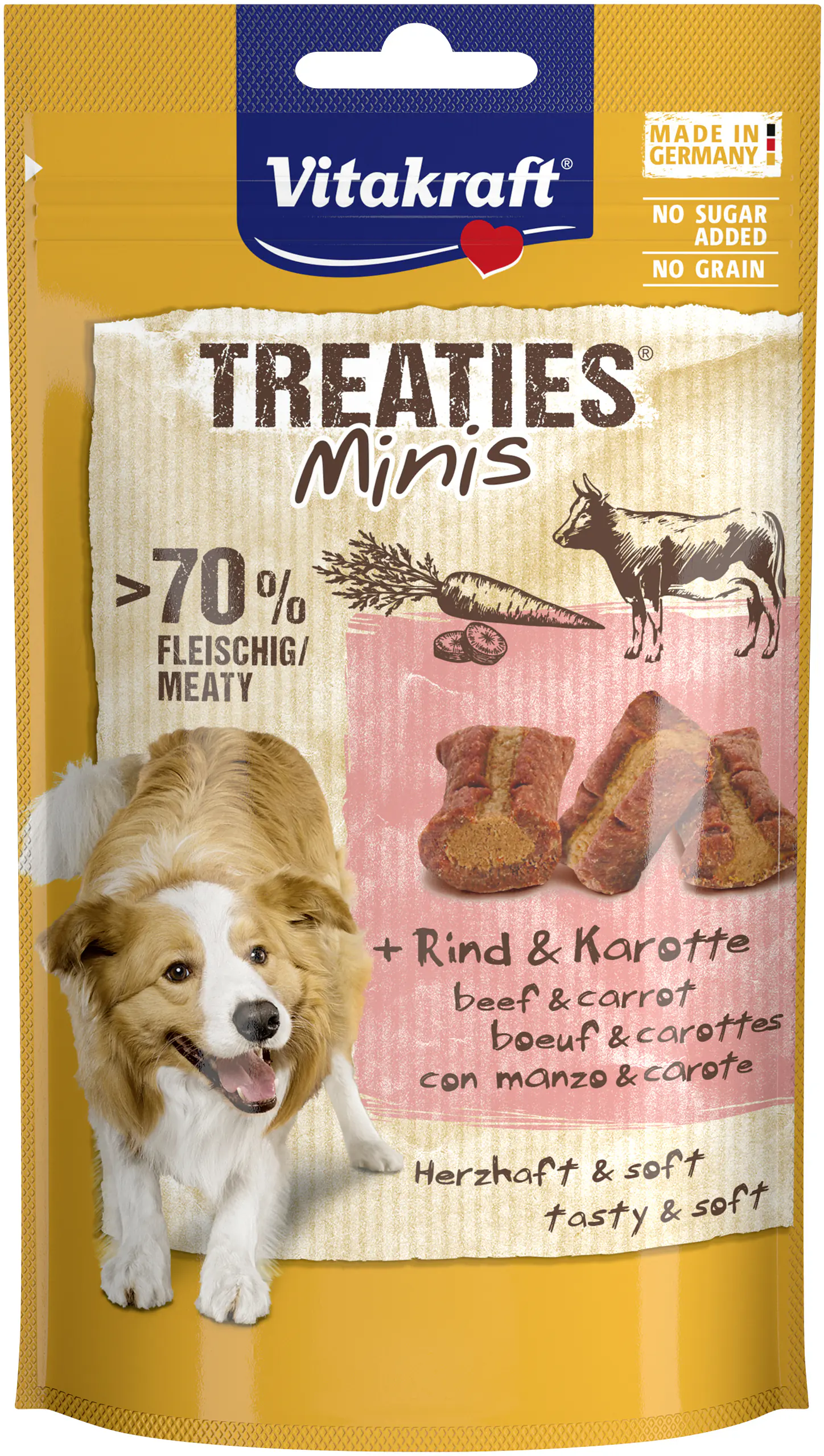 Vitakraft Treaties® Minis Rind & Karotte 48 g