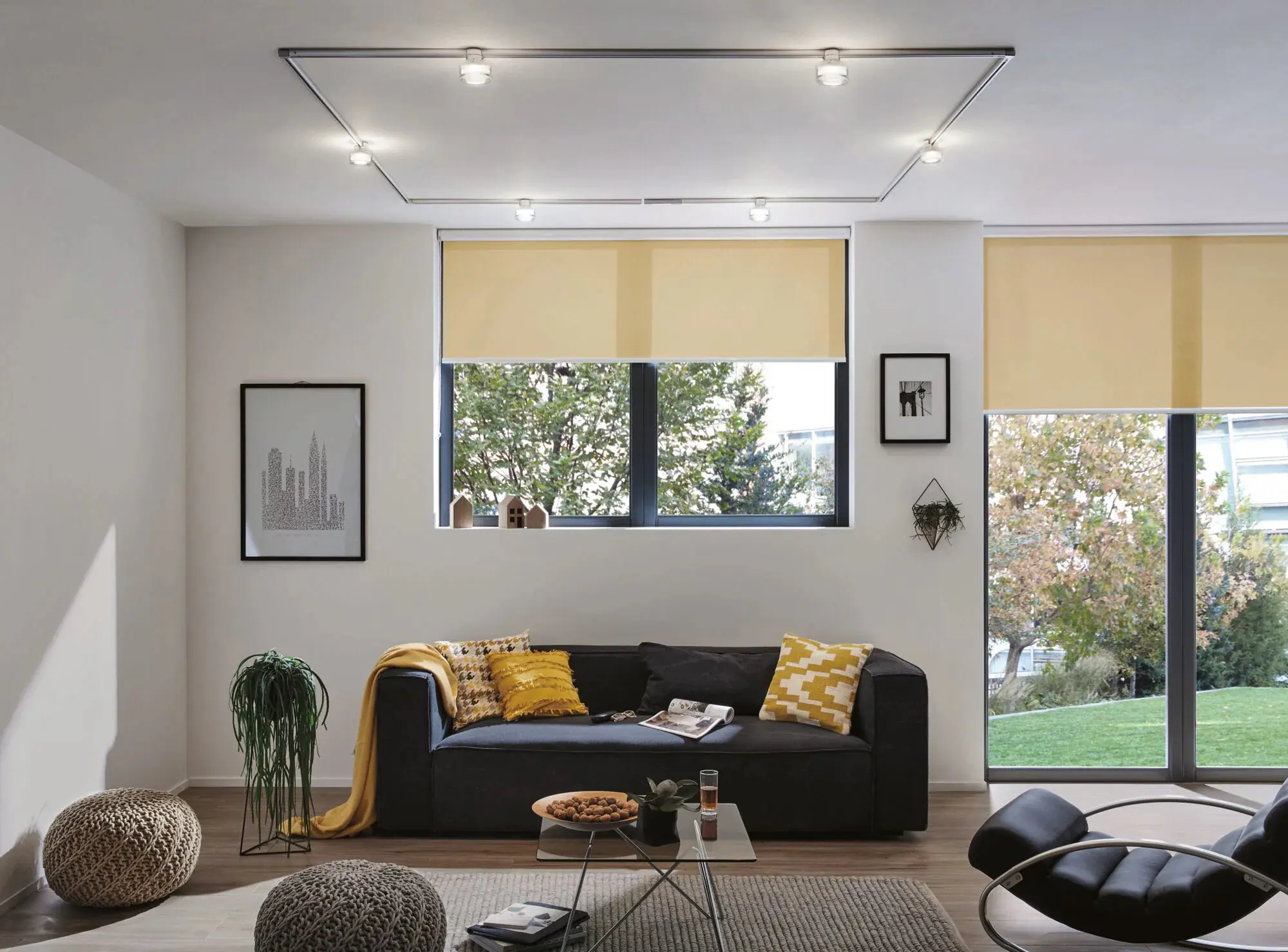 Paulmann LED-Leuchte URail 1er Schienenspot Topa Dot chrom satin dimmbar