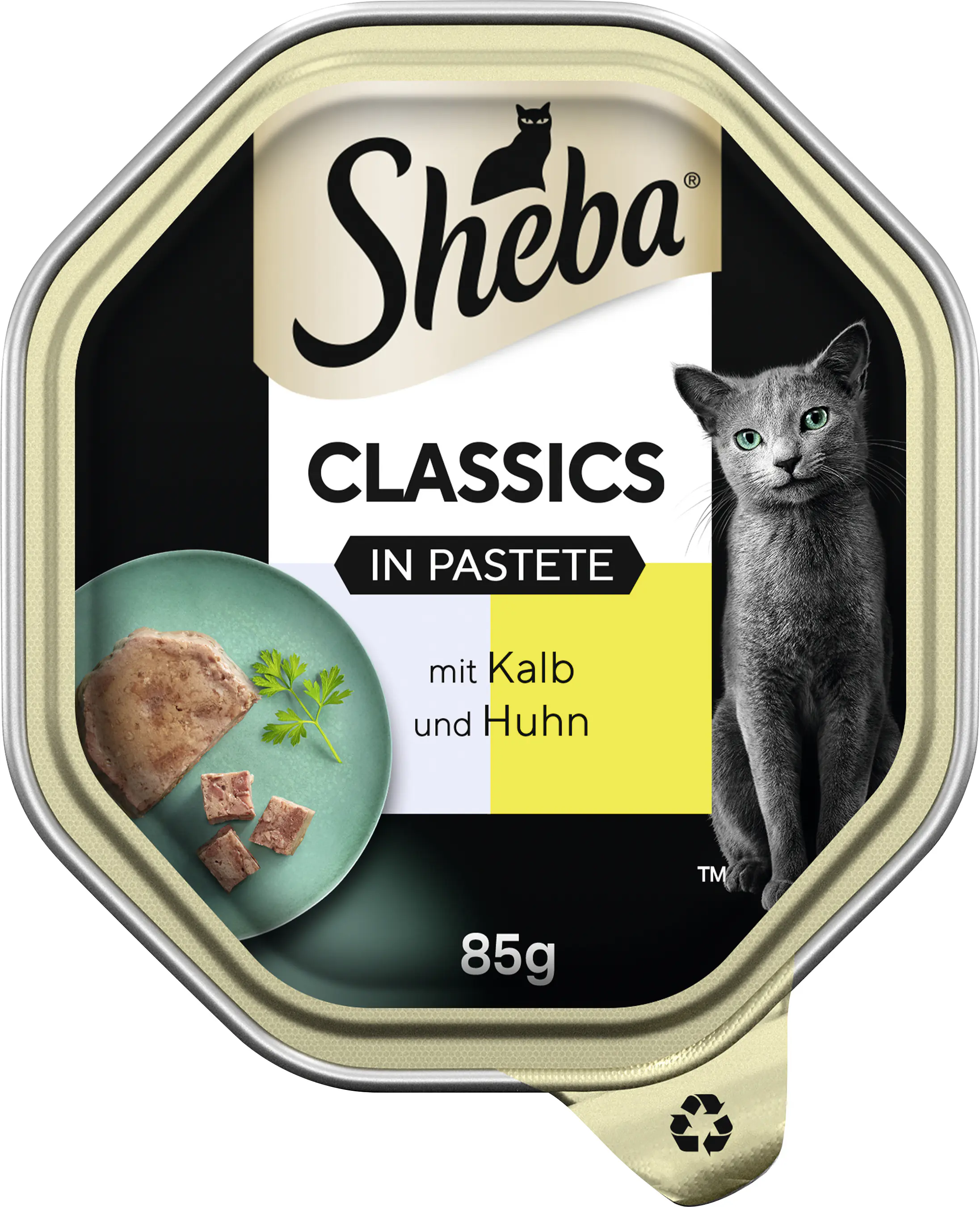 Sheba Classics in Pastete Katzennassfutter Adult 85 g Kalb & Huhn