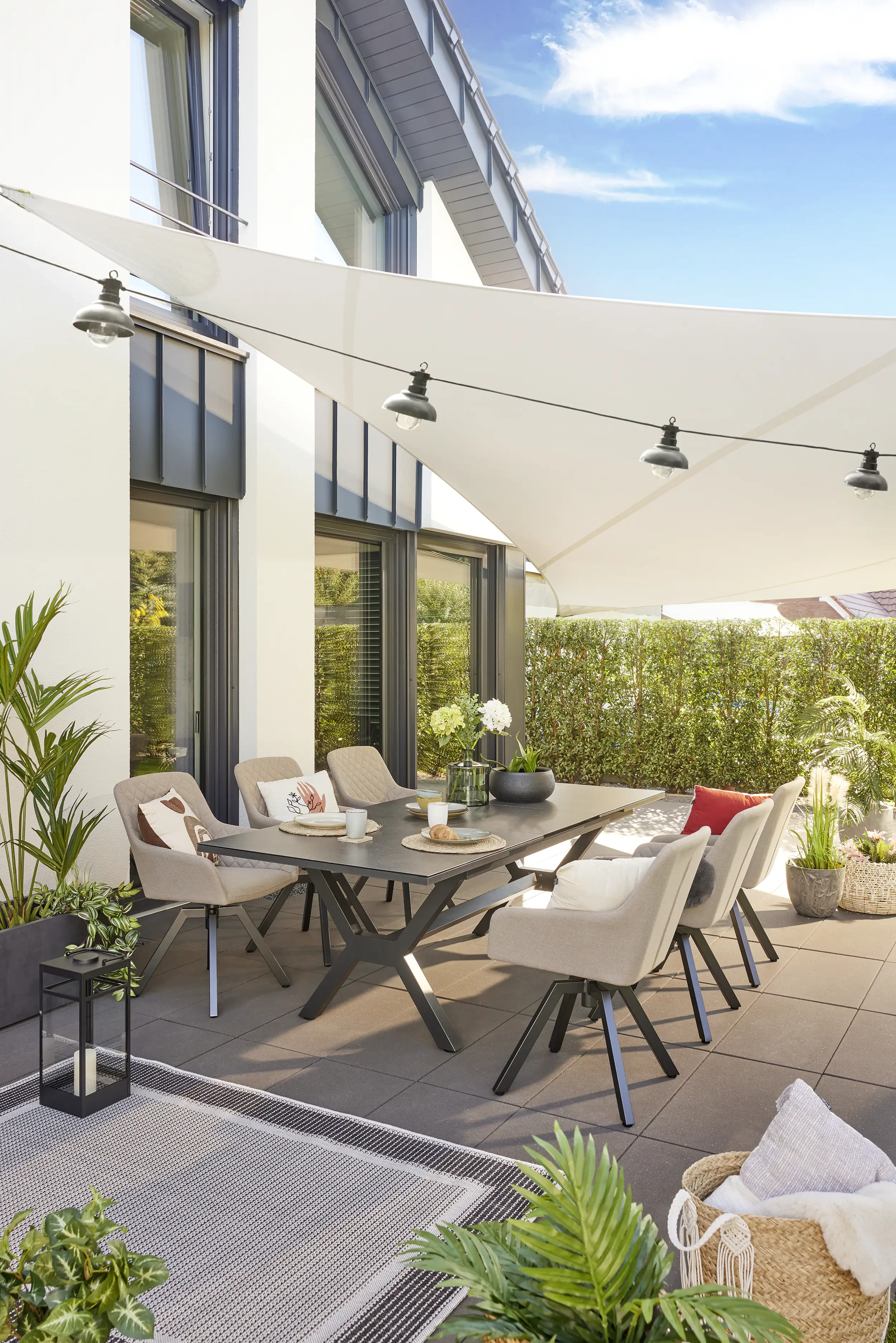 Primaster Drehsessel Miramar mit wetterfestem Bezug natur