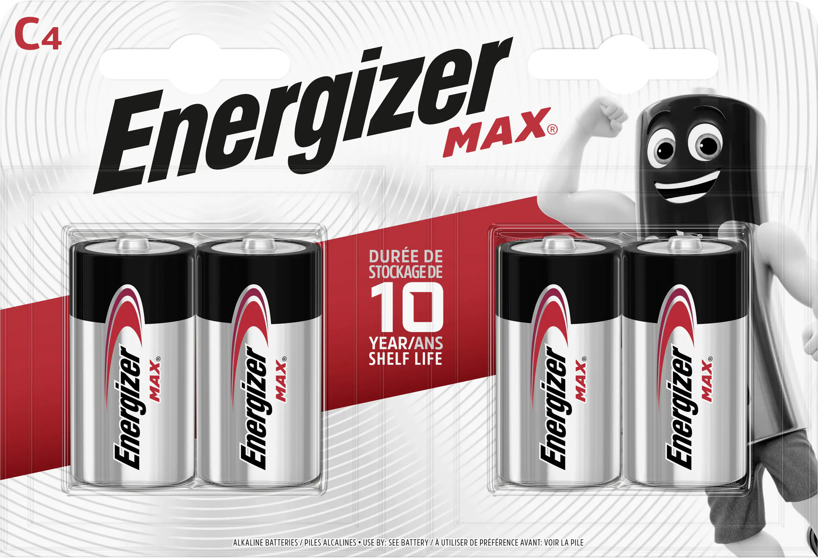 Energizer Alkaline Max Baby C 1,5 V, 4er Pack, LR14