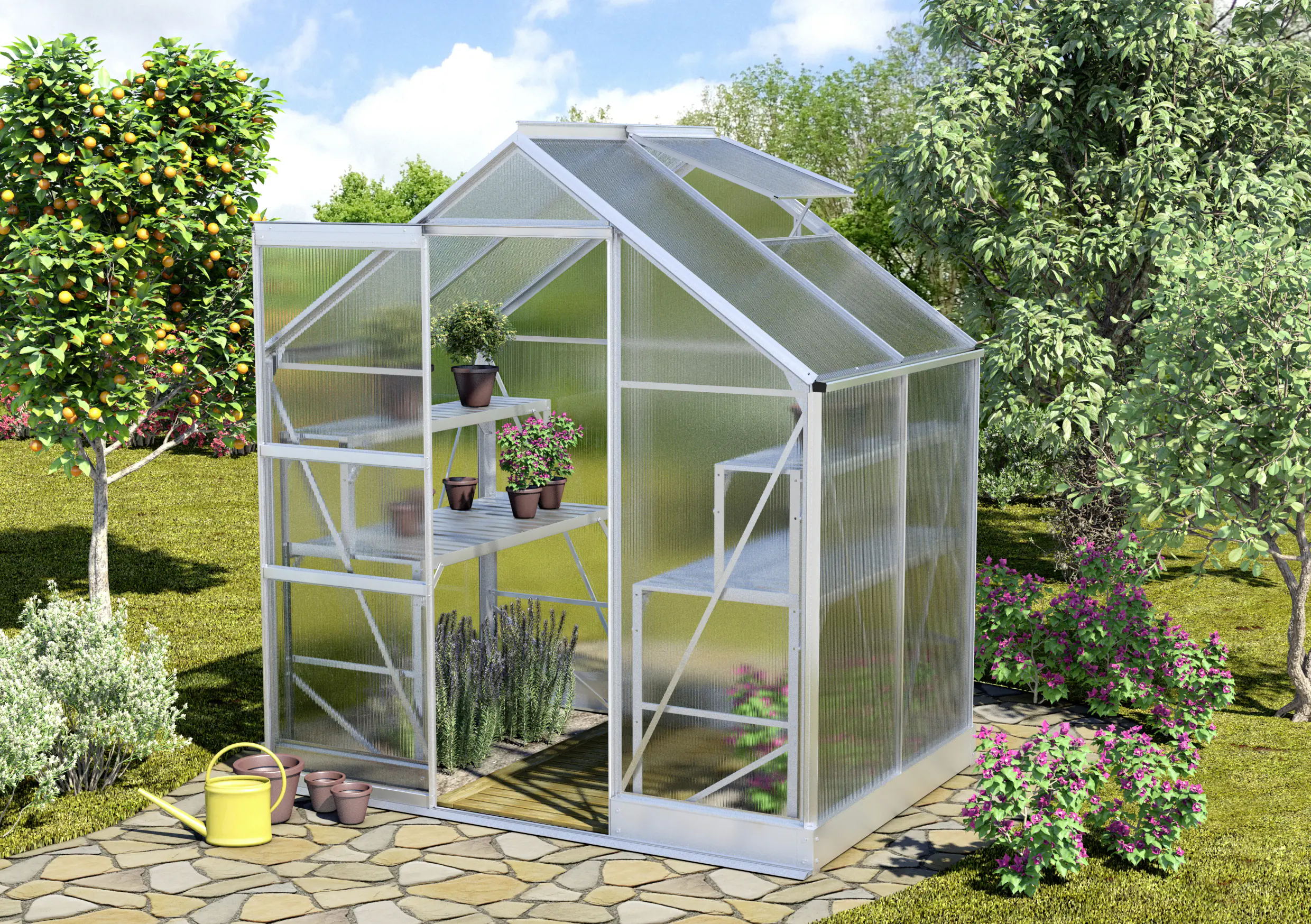 Vitavia Gewächshaus Apollo 2500 194 x 137 cm 4 mm HPK