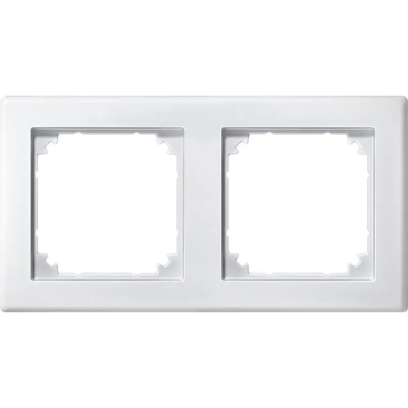 Merten Abdeckrahmen 2-fach Serie M-Smart polarweiß matt  484219