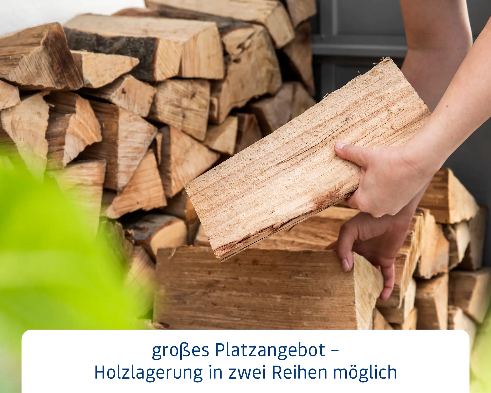 Ecostar Kaminholzregal Elegant-V Typ 1, graualuminium, mit Verstrebung