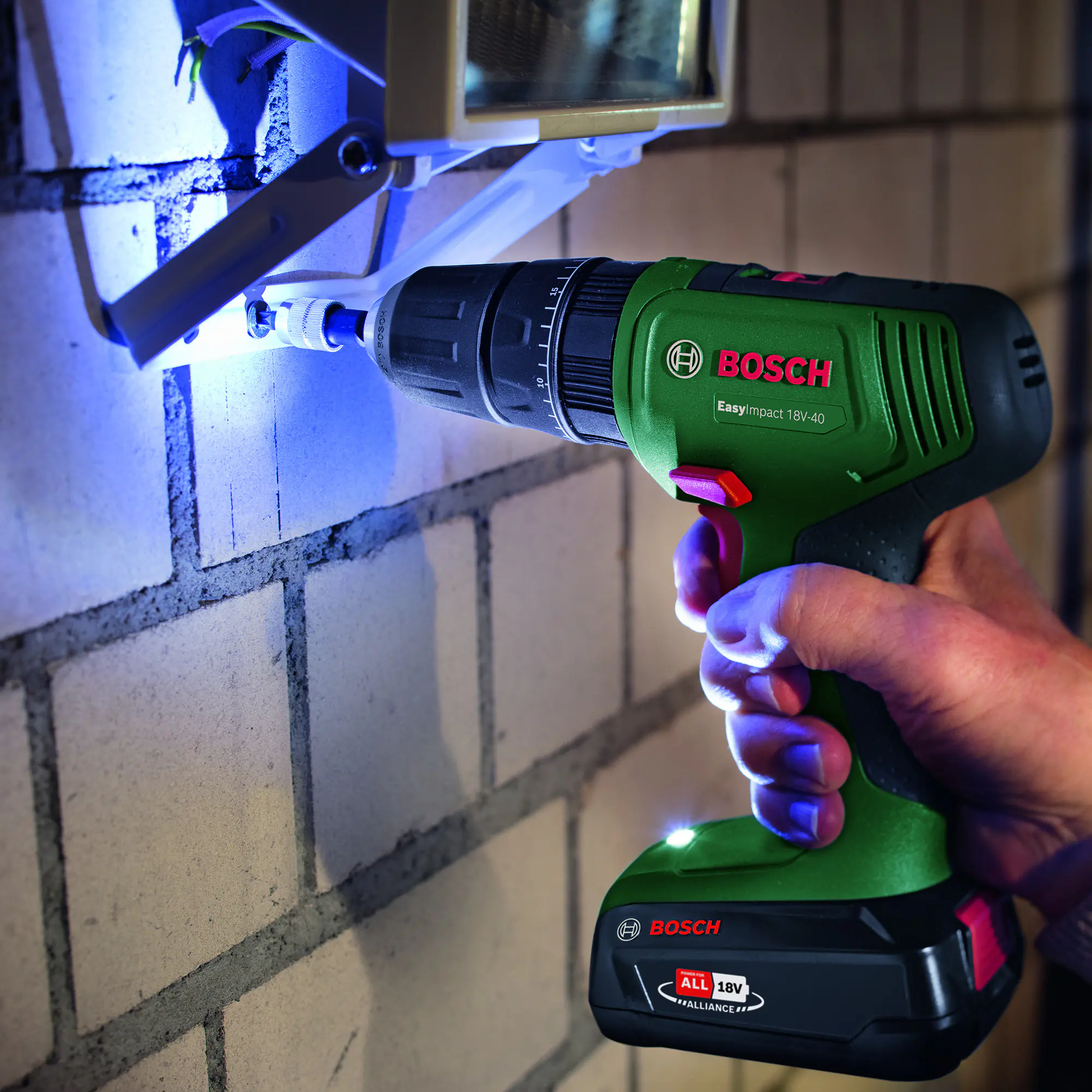 Bosch Akku-Schlagbohrschrauber EasyImpact 18V-40  Solo