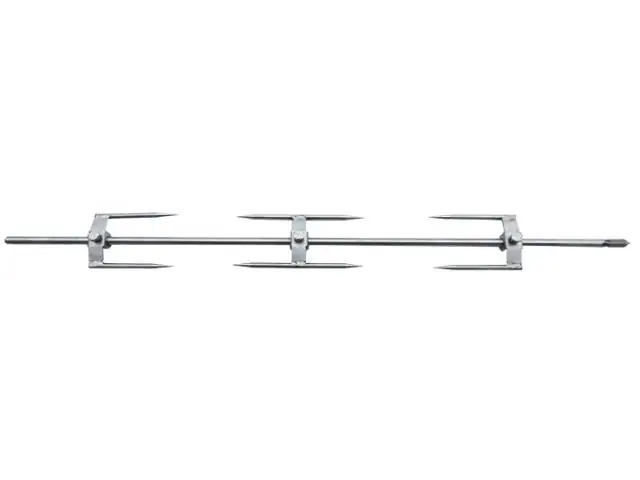 Schneider Grillspiess Set 70 cm Edelstahl, Stärke 8 mm