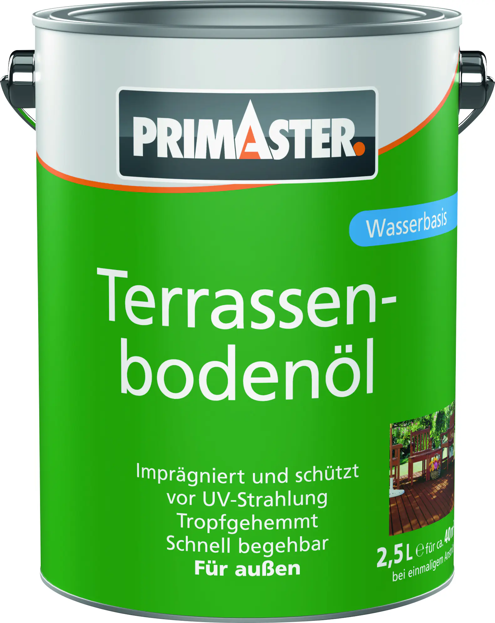 Primaster Terrassenbodenöl 2,5 L bangkirai